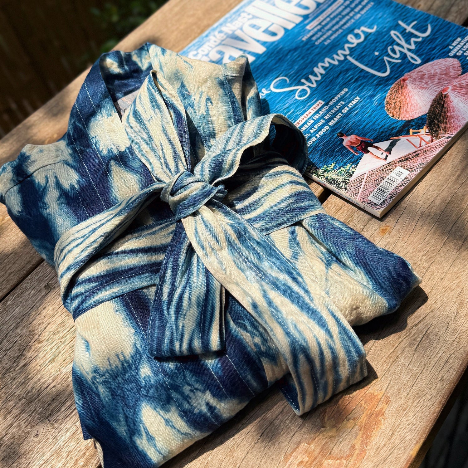 A Summer Story: Our One-of-a-Kind Indigo Kaftan & Kimono