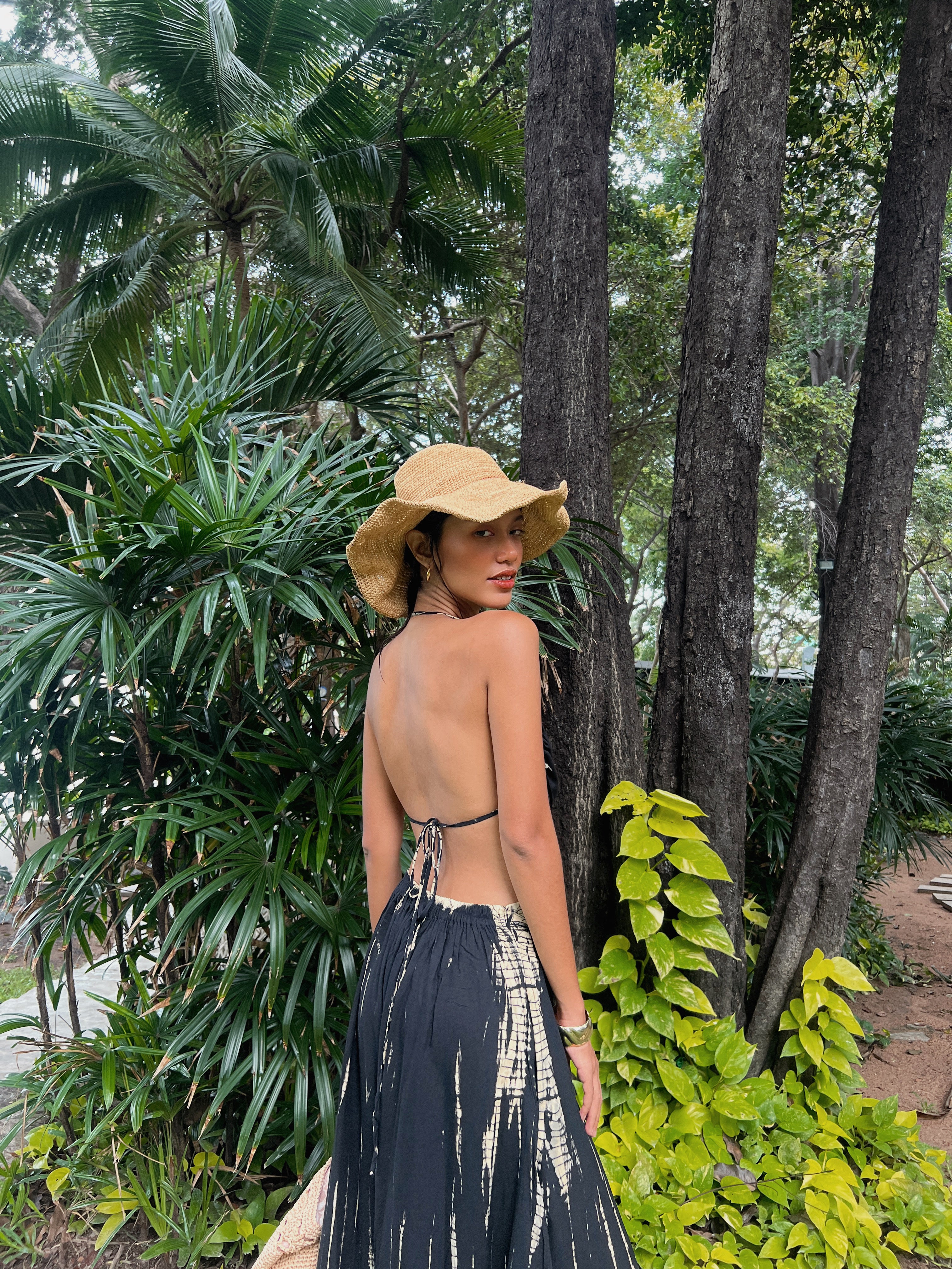 Shop our new handcrafted Maya Crop Tops, where playful style, bohemian vibes, and comfort come together effortlessly. Complete your look with the Maya Kimono robe and Maya Boho Wide Leg Pants for head-to-toe vibrancy. Plus, the adjustable sleeve cinched crop top keeps you in fashion all year round. It's the perfect choice for staying stylish, no matter the season! Perfect for summer outfits, beach aesthetic, concert festival outfits.. or even yoga day