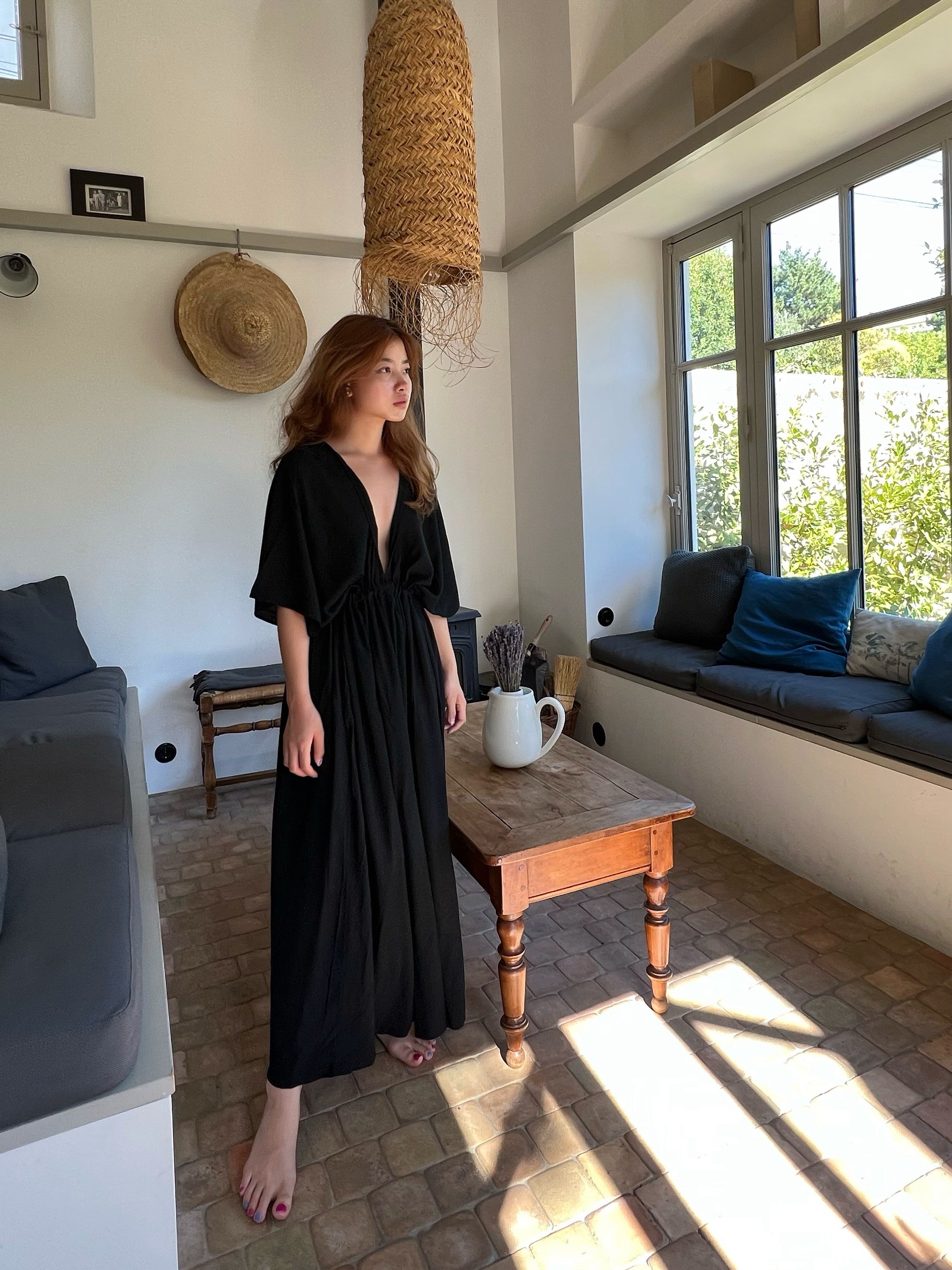 Goddess Kaftan Maxi Dress