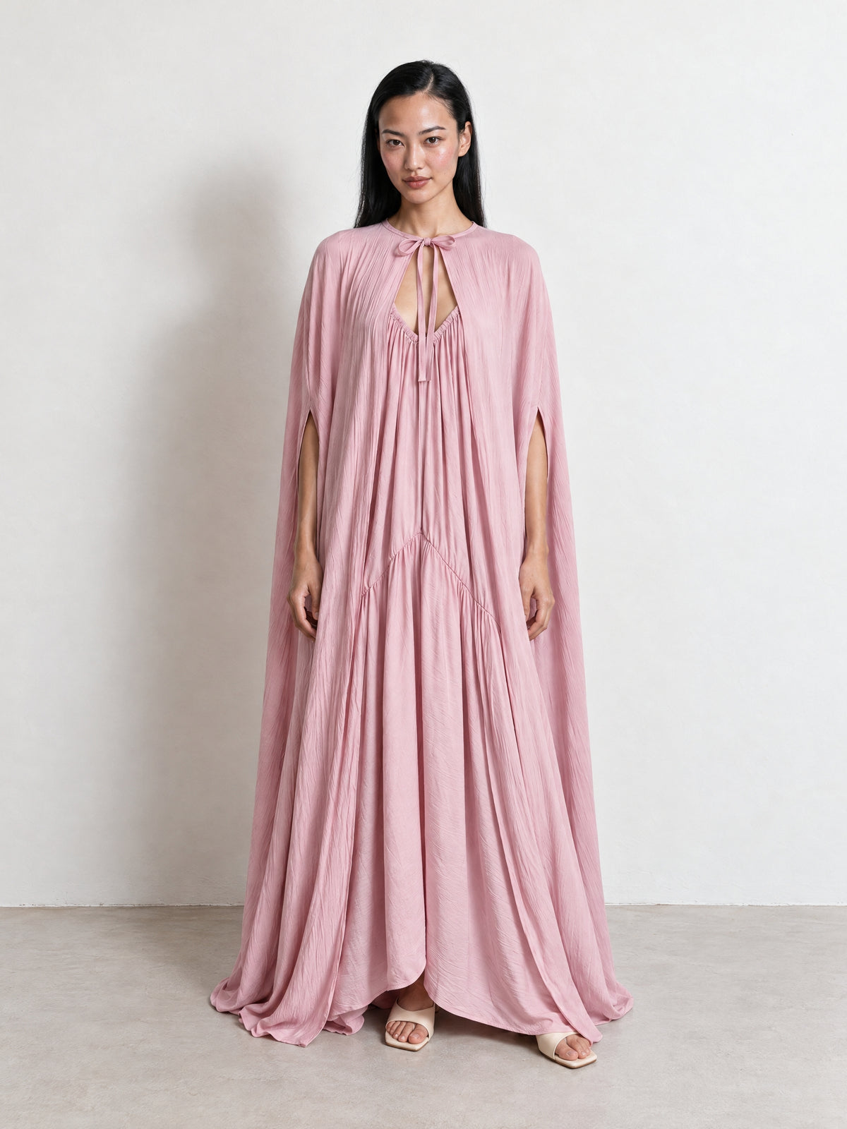 Sunset Dusty Rose Maxi Dress