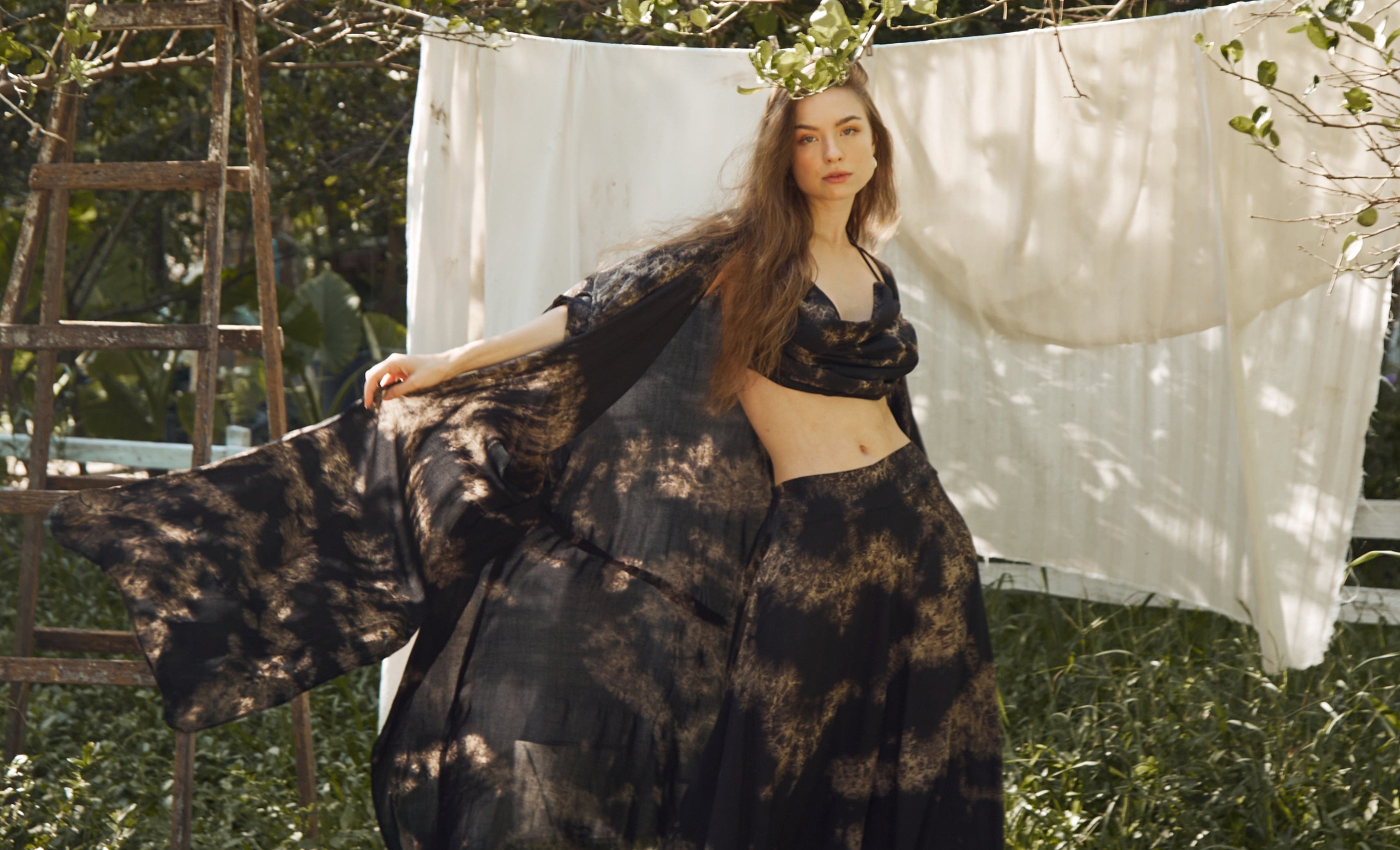 Shop unisex tie dye kimono robe for your every day vacation with coco de chom?