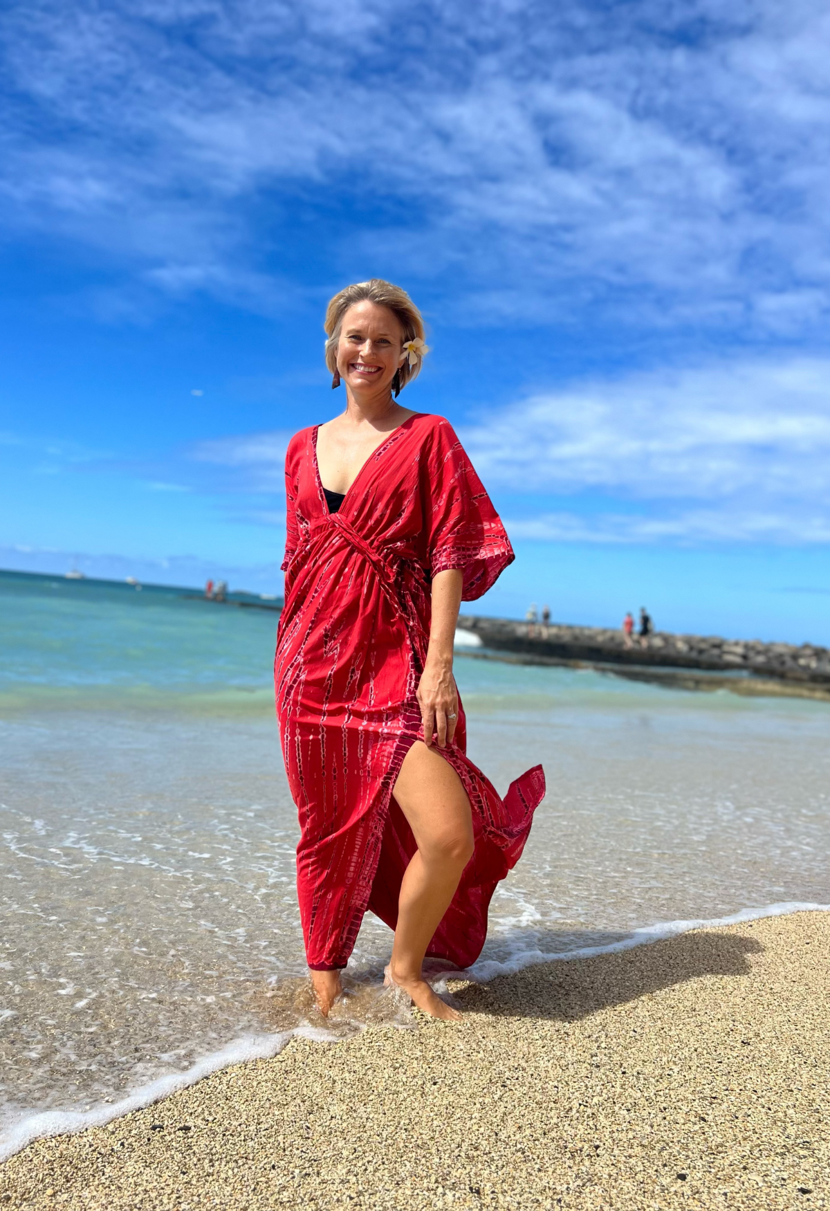 TIE DYE MAXI DRESS | Goddess maxi dress| Coco De Chom offers handcrafted tie dye kimono robe, kaftan, maxi dress & accessories. | Maxi Summer Dresses | Summer Maxi Dress | Dress for vacation?