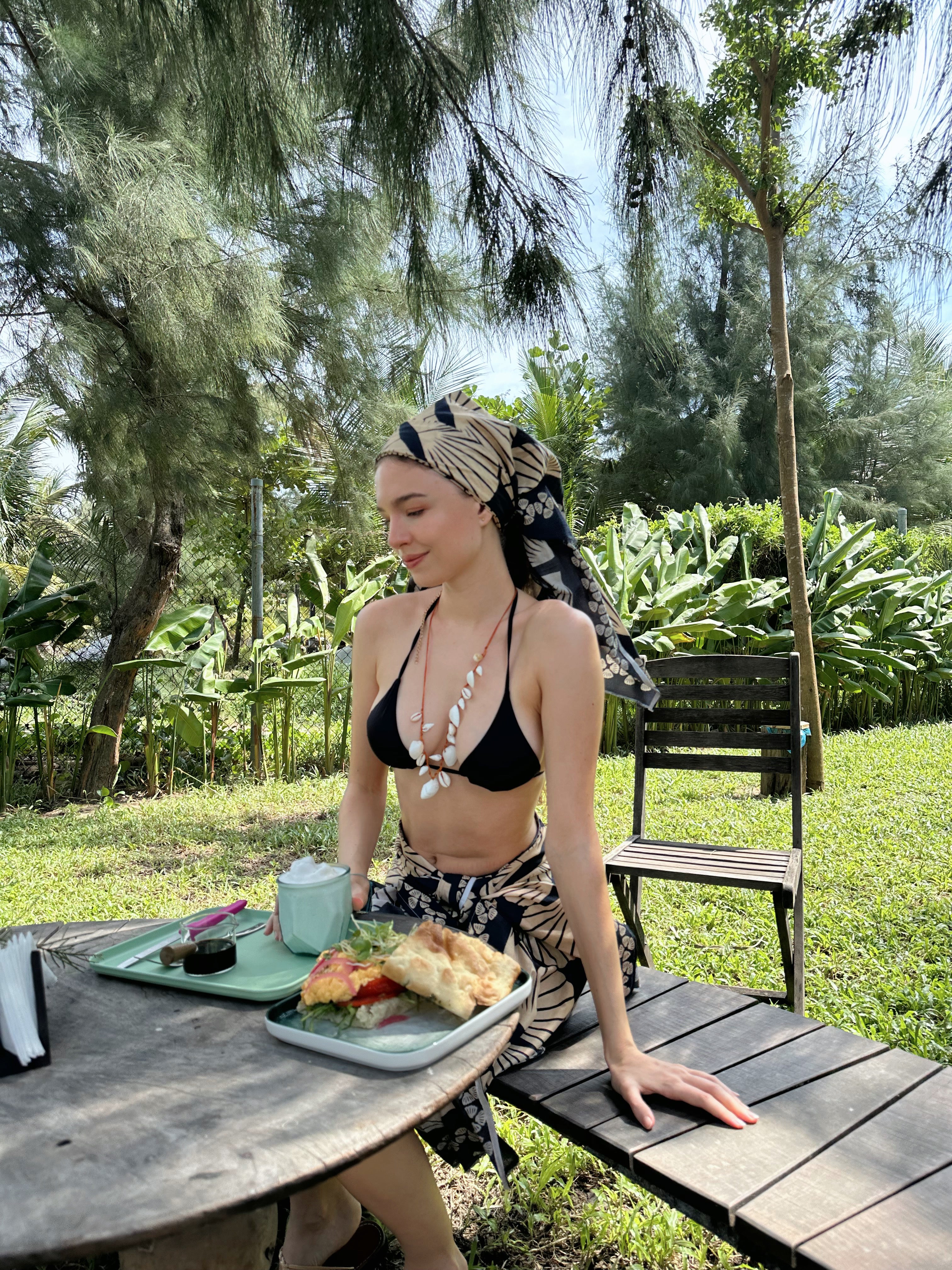 Sustainable Seashell Cotton Scarf – Beach Cover-Up For Sale | Coco De Chom
Ethically made organic cotton scarf with seashell designs. Perfect as a breezy beach cover-up, headscarf, or wrap for resort wear.