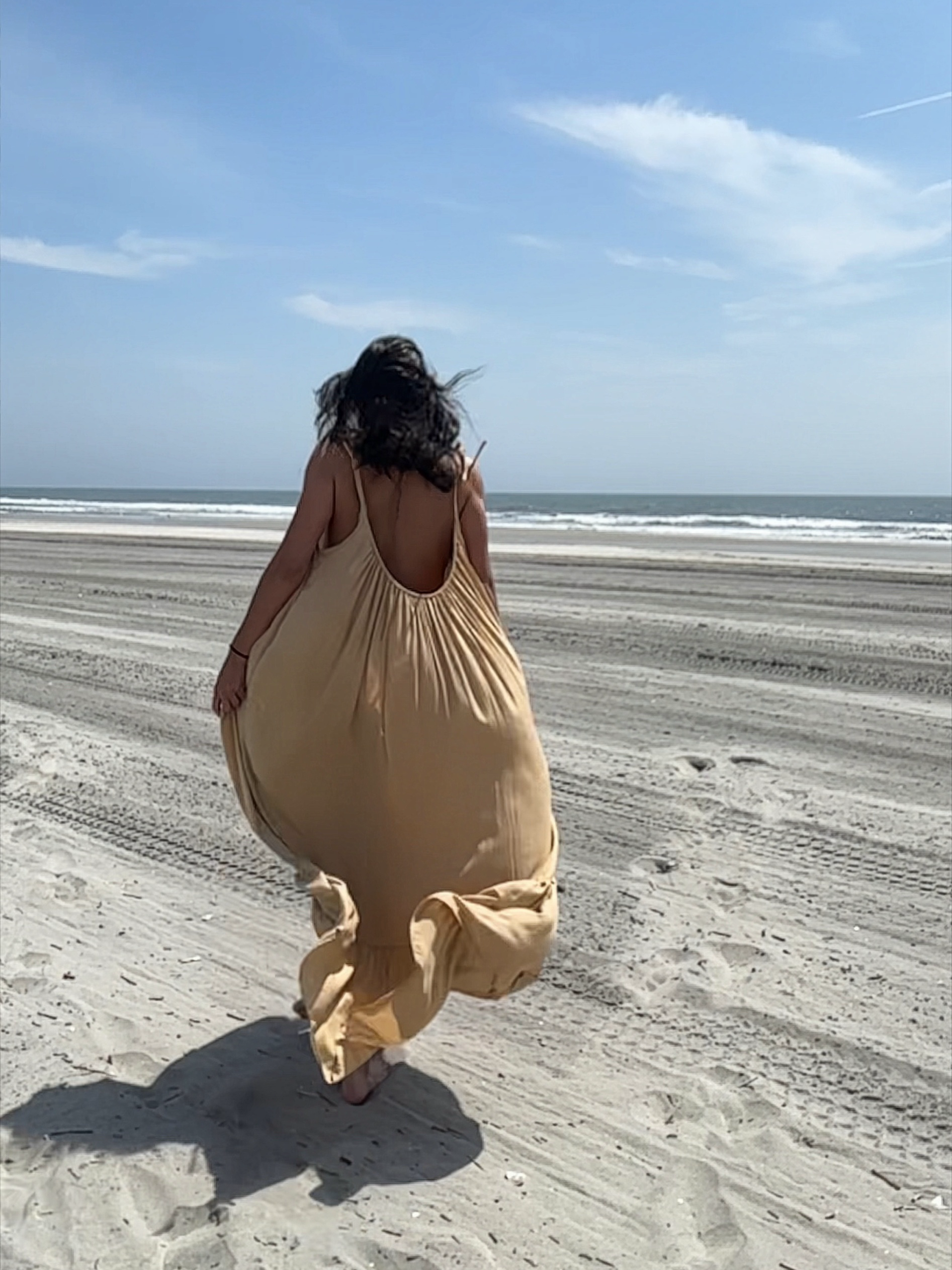 Shop MALI Backless Maxi Dress - Summer maxi Dress Openback back dress beach dress| Coco De Chom