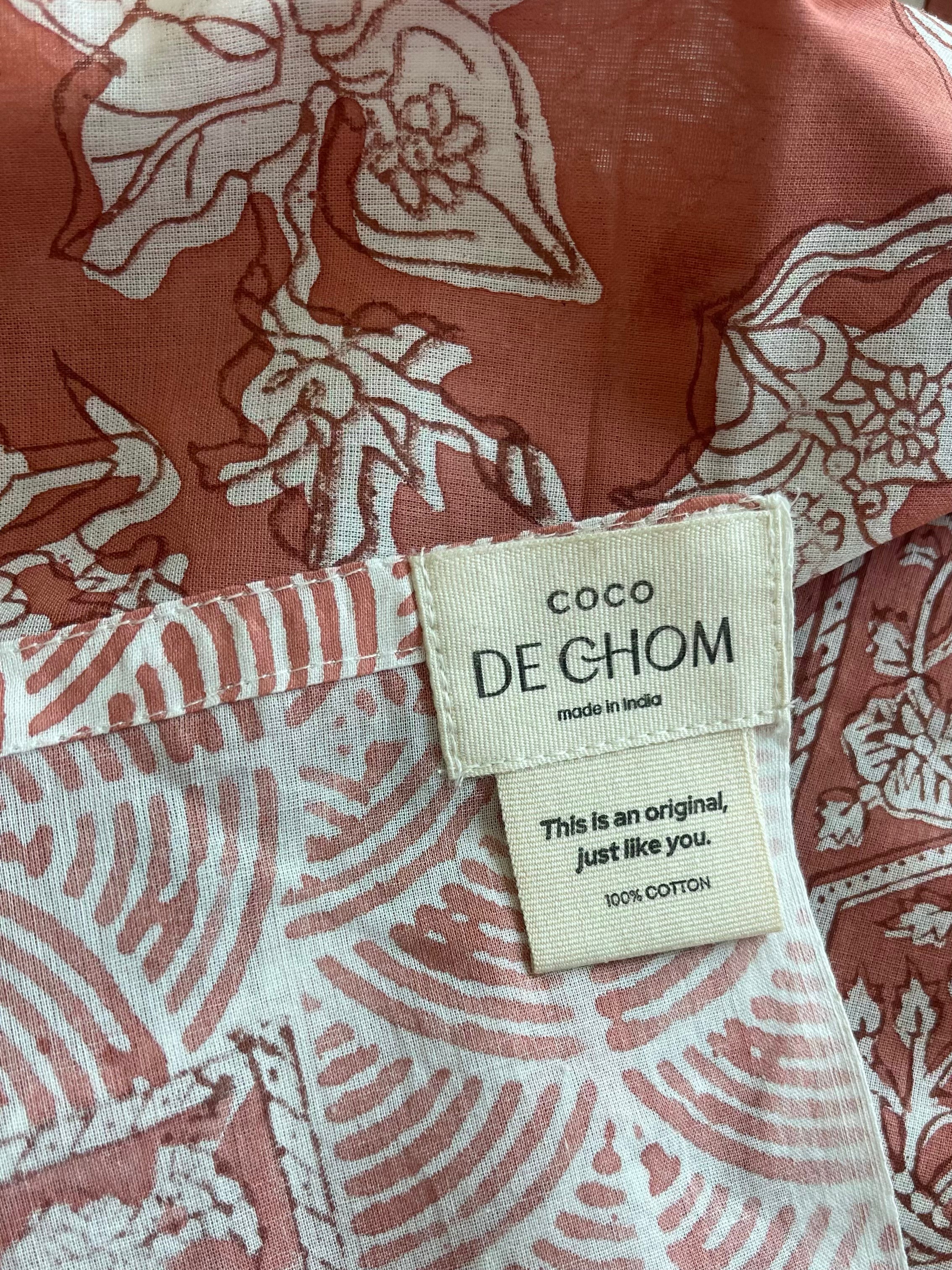 Lola Bougainvillea Sarong - Rust