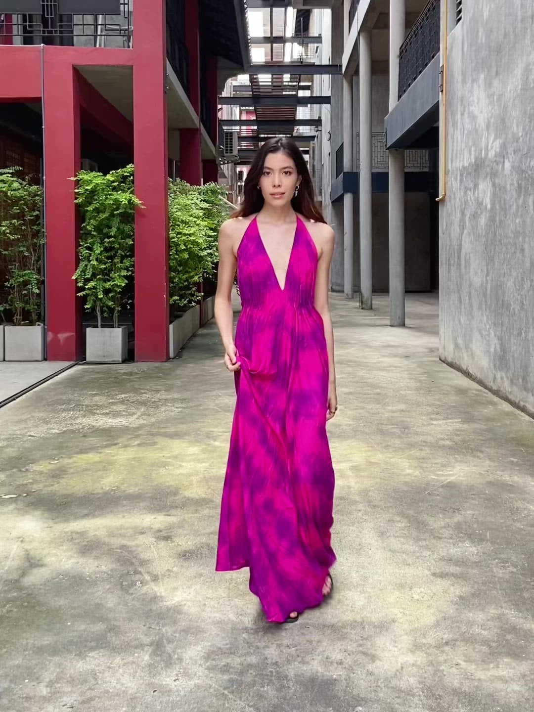Flamingo - Marble Maxi Dress For Sale - Long Dress | Coco De Chom | Maxi Summer Dresses | Summer Maxi Dress | Dress for vacation?