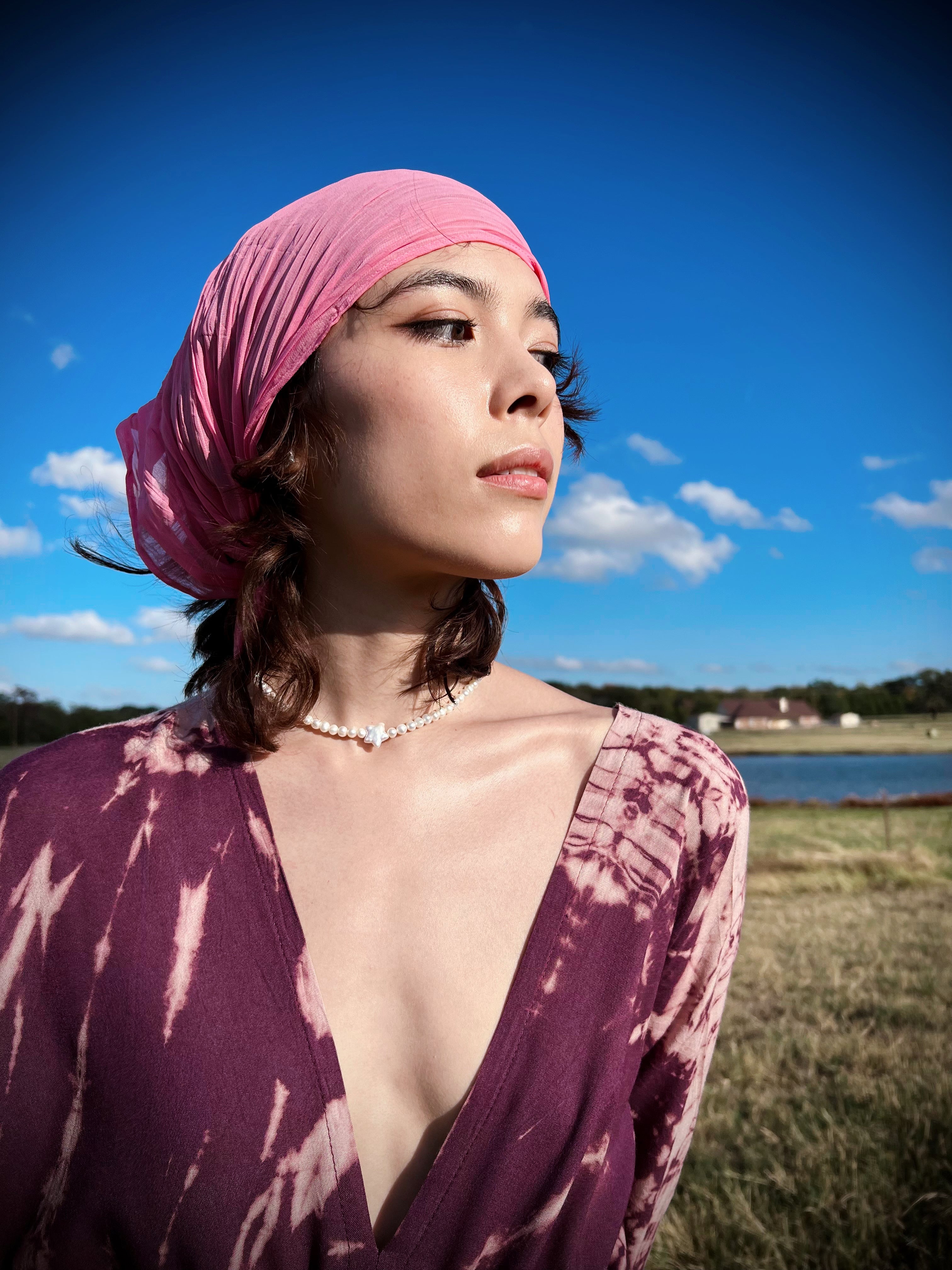 North Star Pearl Choker Necklace is the perfect choice for beach vacation or every day wear. This pearl necklace is made using natural water fresh pearl for both the star pendant and necklace for understated elegance.