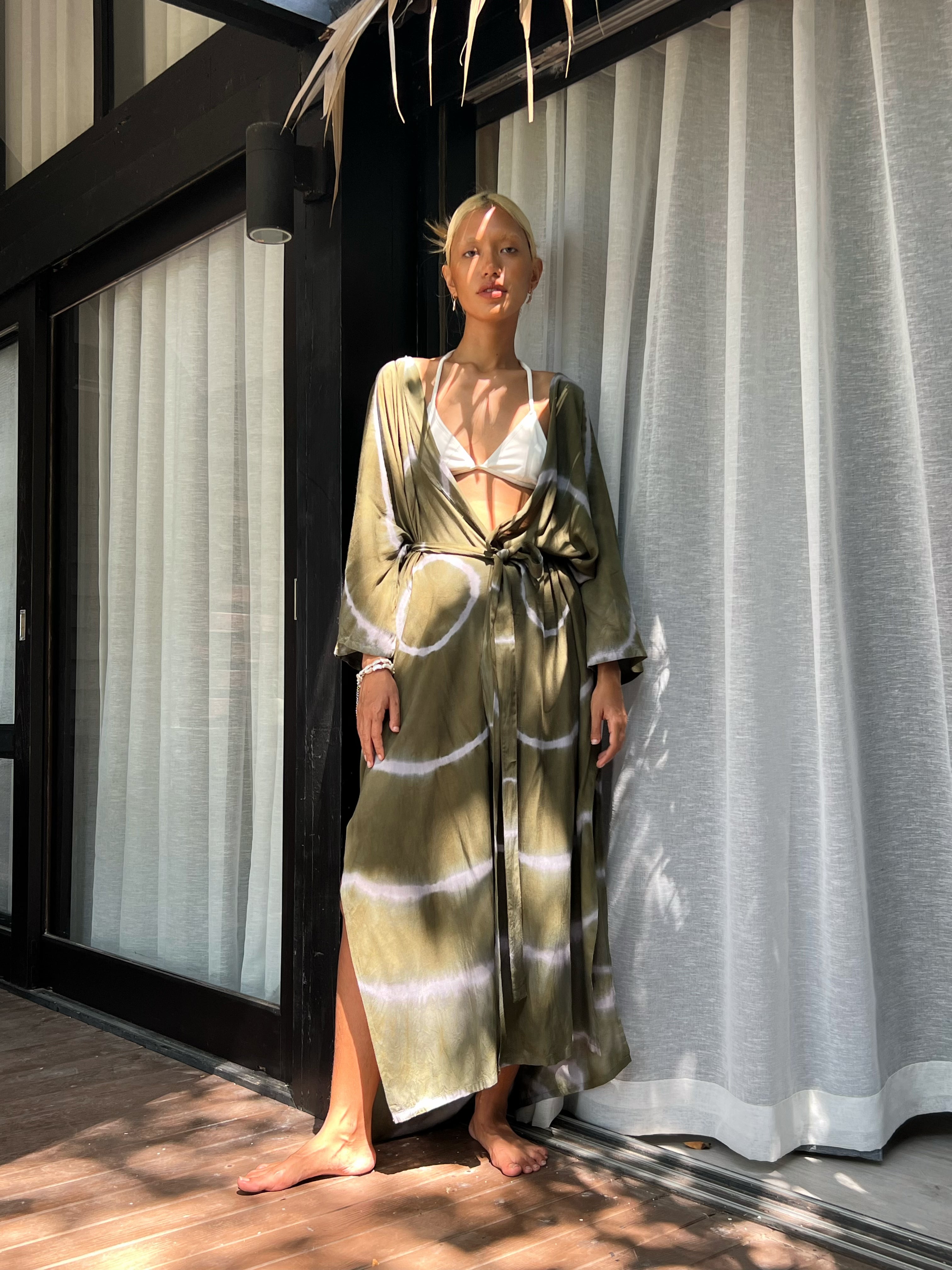 Shop Spider Tie dye Kimono robe Spellbound Kimono robe handmade product by coco de Chom?