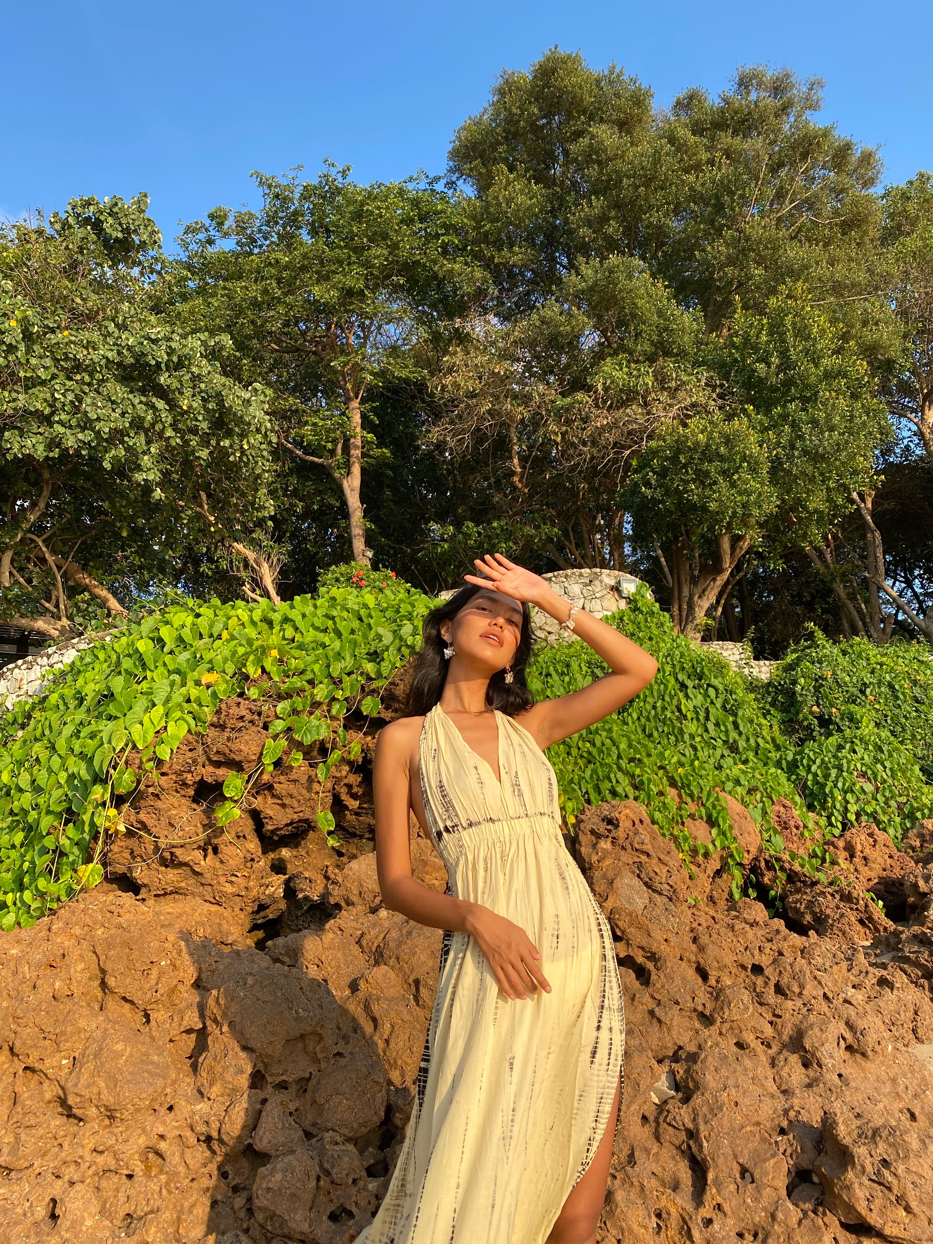 Athena Tie dye Maxi Dress