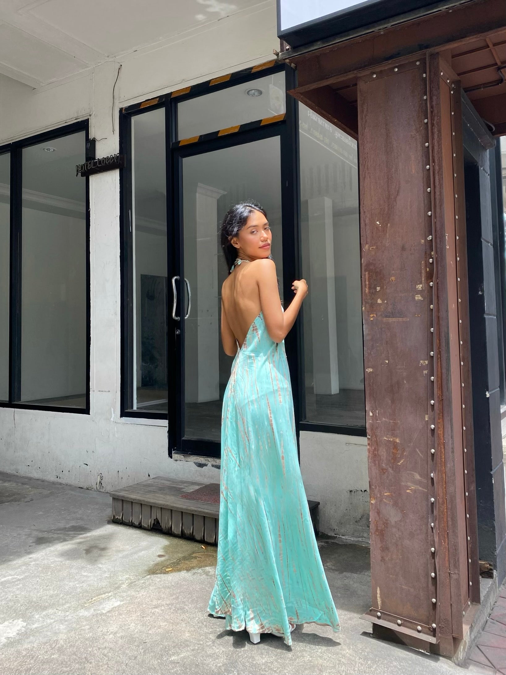 Flamingo Tie dye Maxi Dress - Tie dye Maxi Dress | Summer Maxi Dress | Maxi Summer Dresses