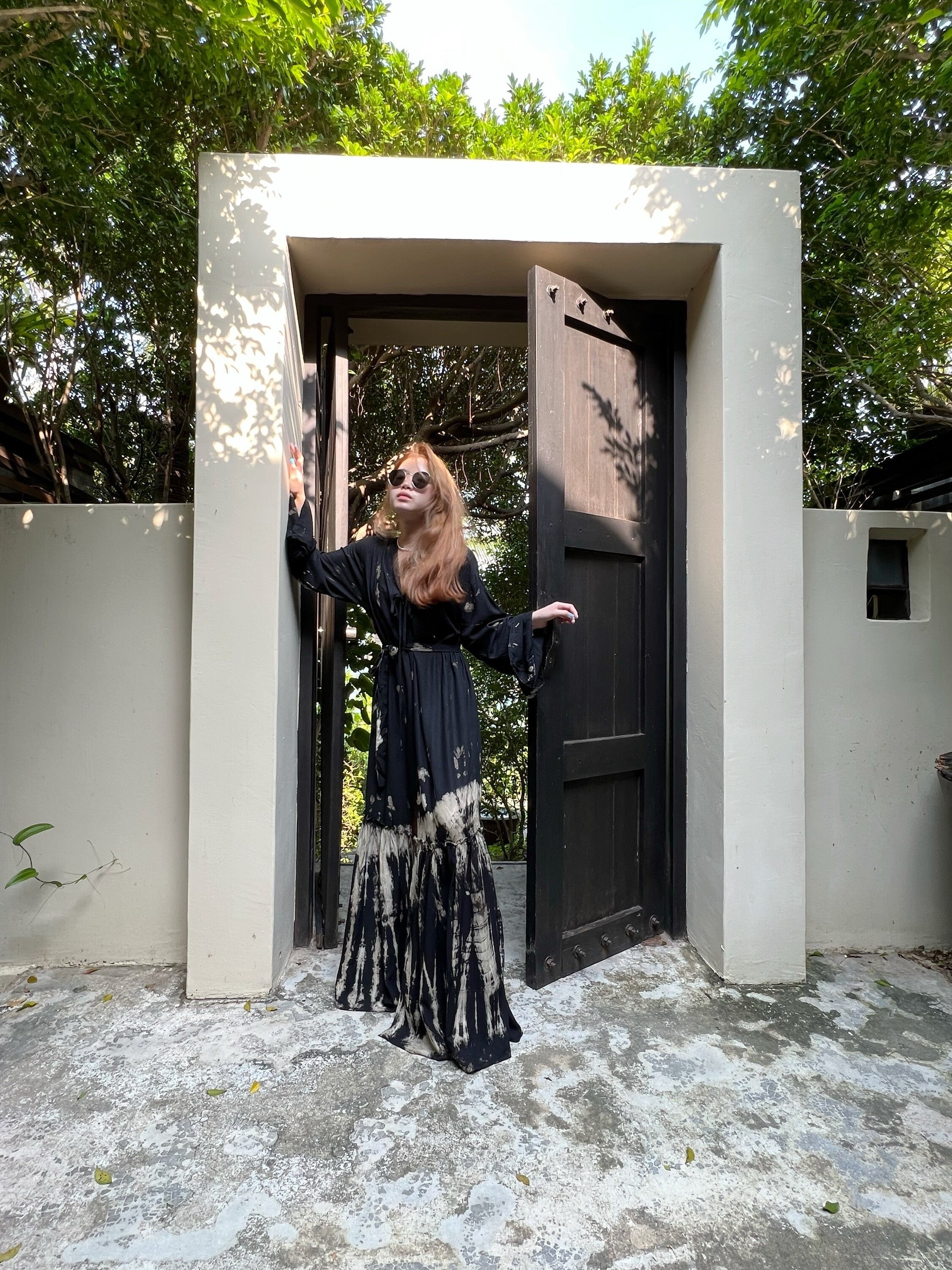 Nina- Kimono Robe - Black