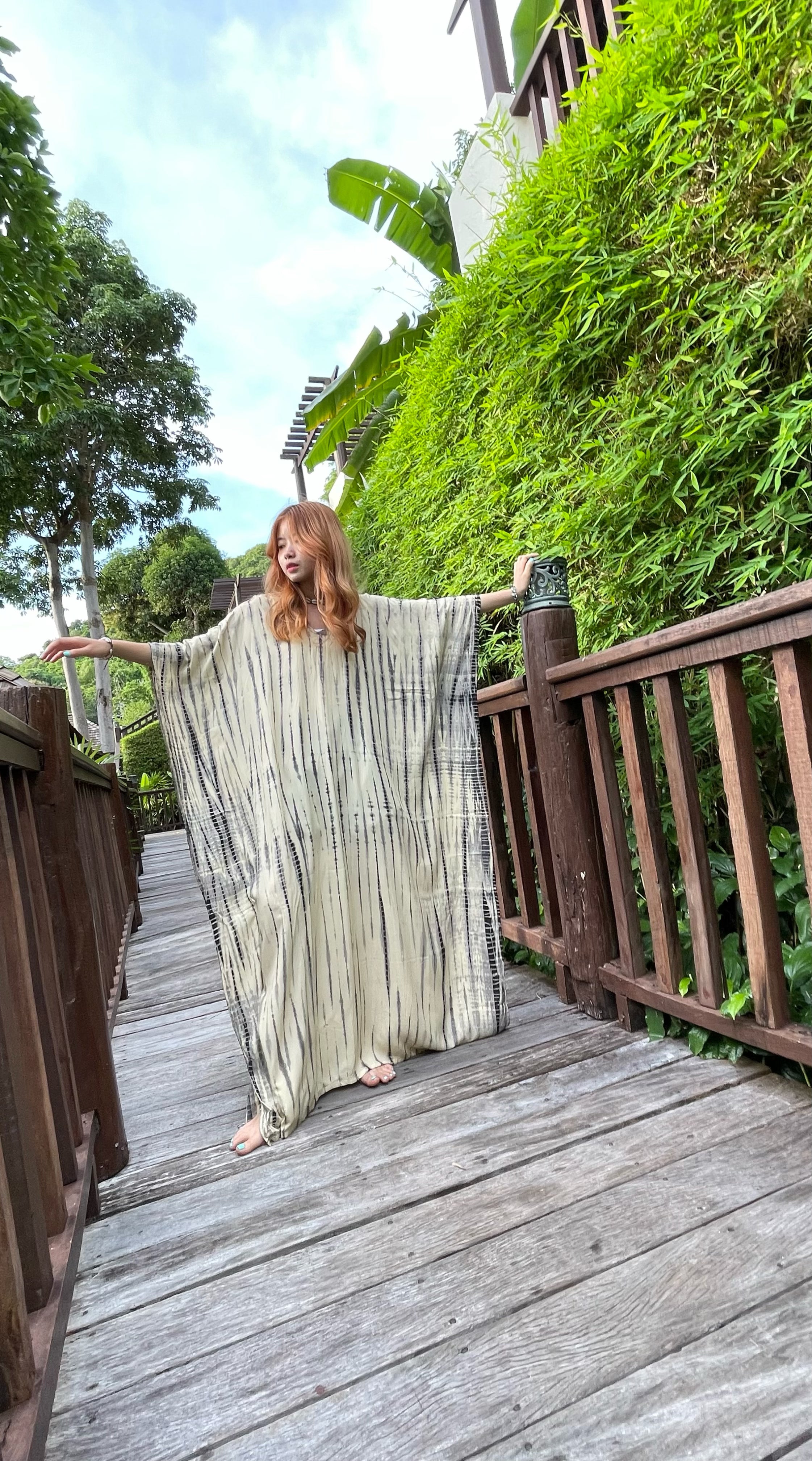 Maya Maxi Kaftan - Cream
