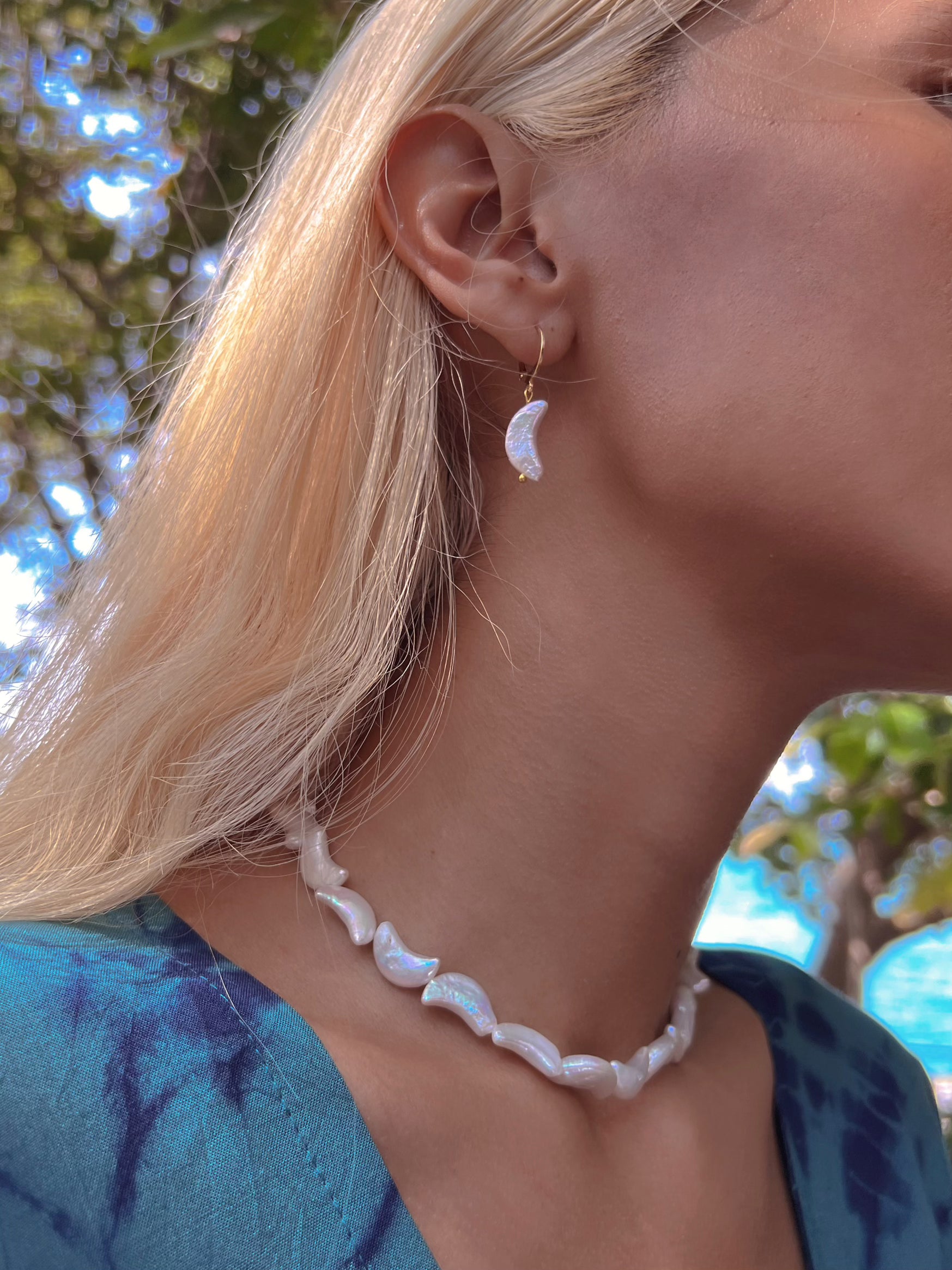 North Star Pearl Star Stud Earrings is the perfect choice for beach vacation or every day wear. This pearl earring is made using natural water fresh pearl understated elegance.