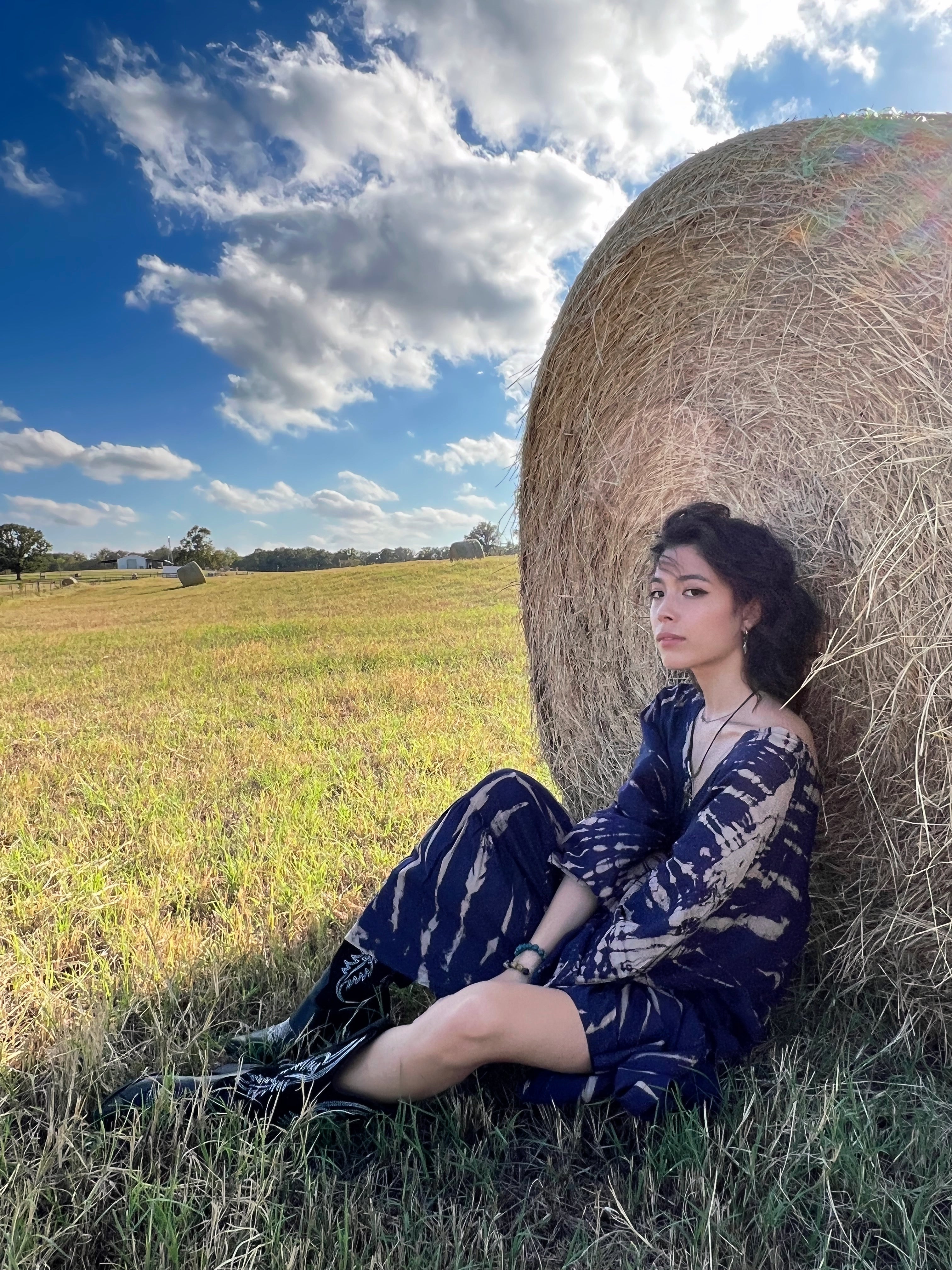 Vera Goddess Maxi Dress - Navy
