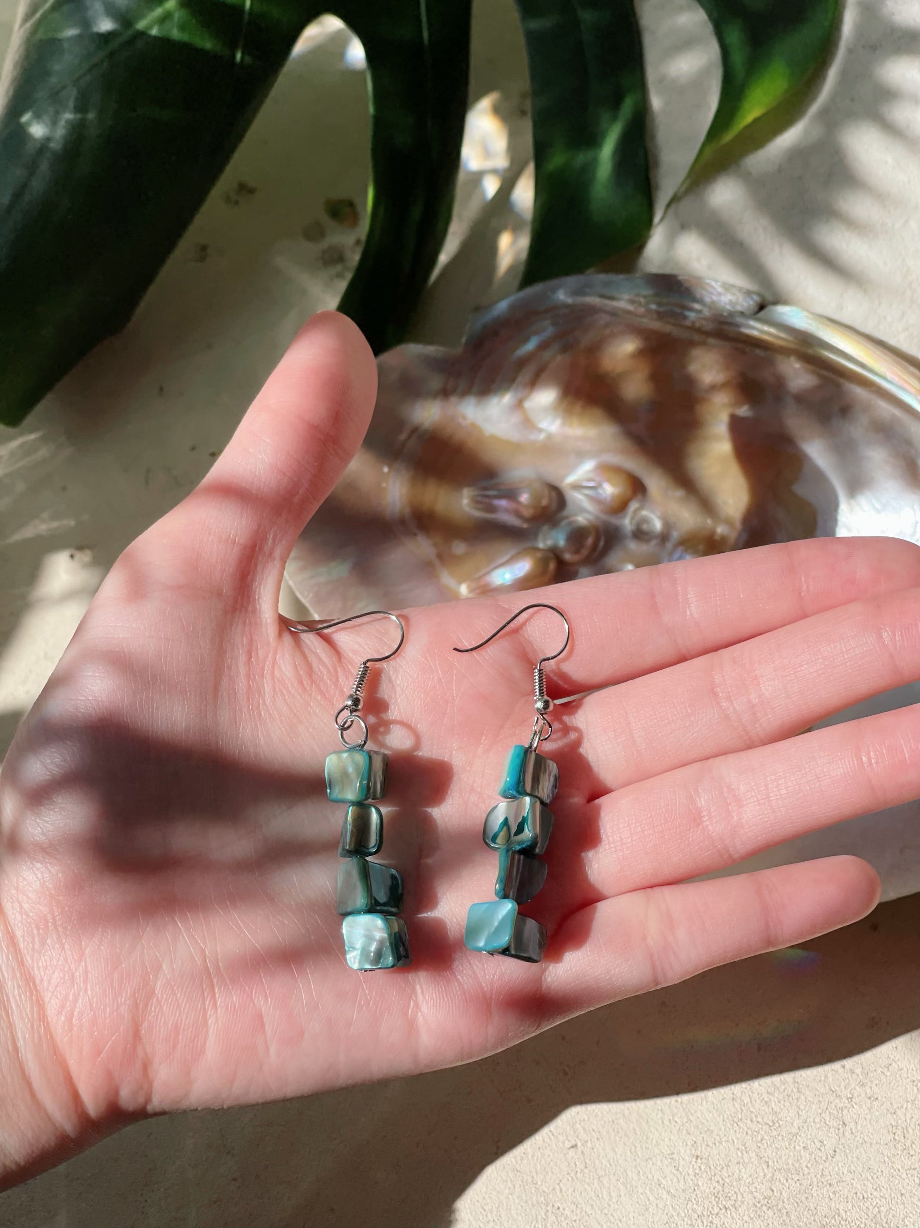Nora- Mother-of-Pearl Earrings