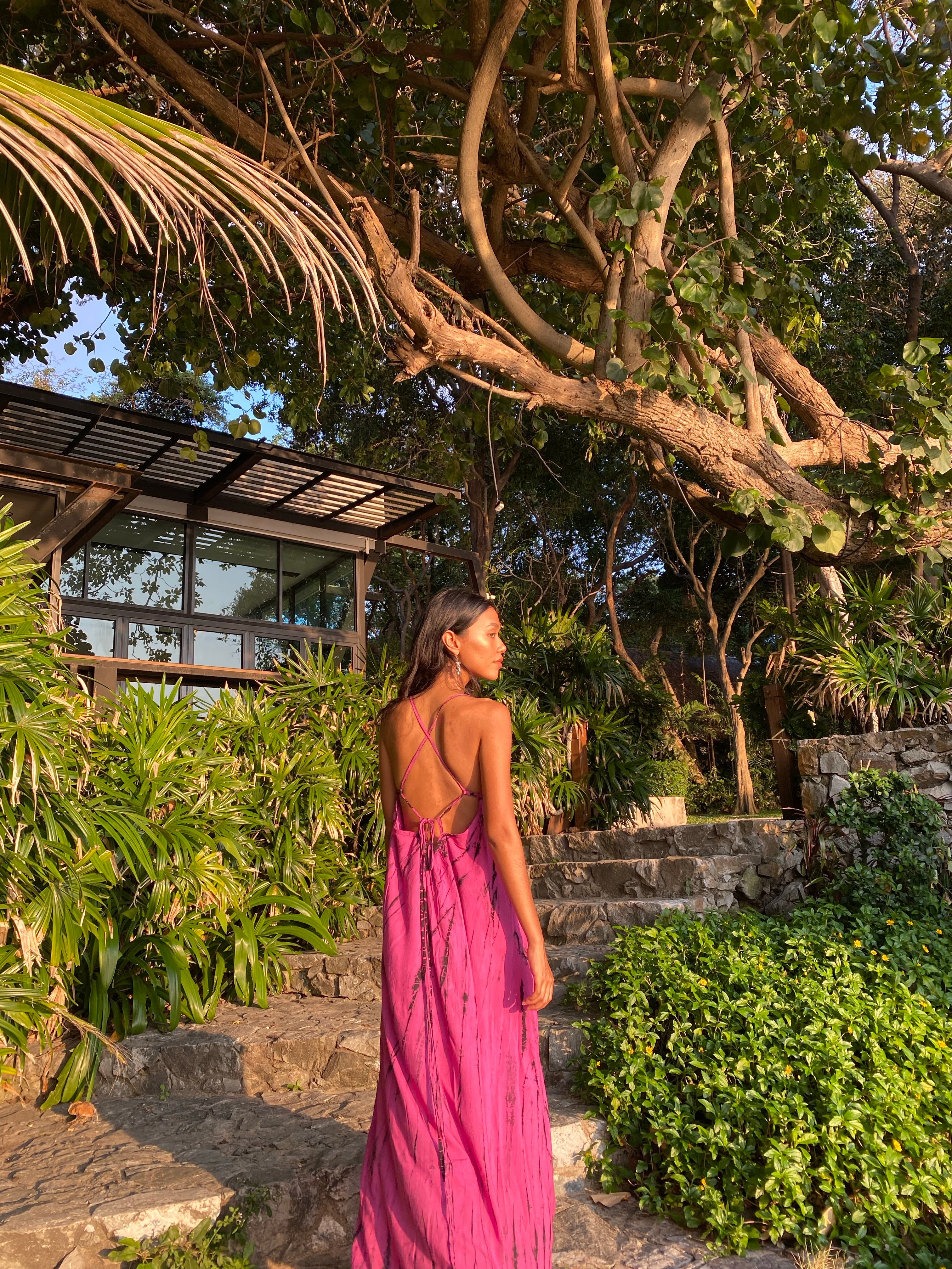 Lulu tie dye maxi dress| beach dress| summer dress| beach dress for sale | Coco de Chom