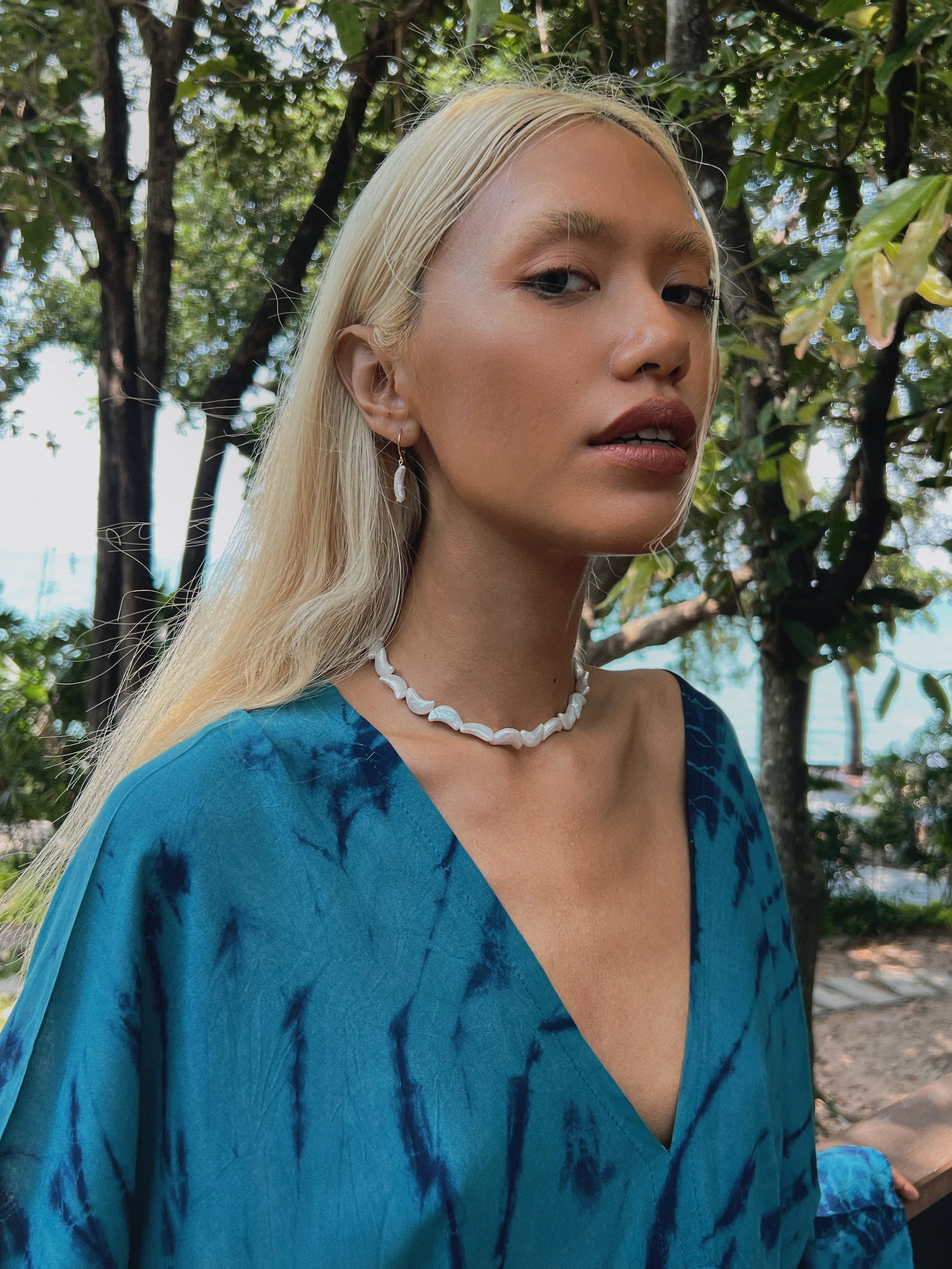 Moon Pearl Earrings