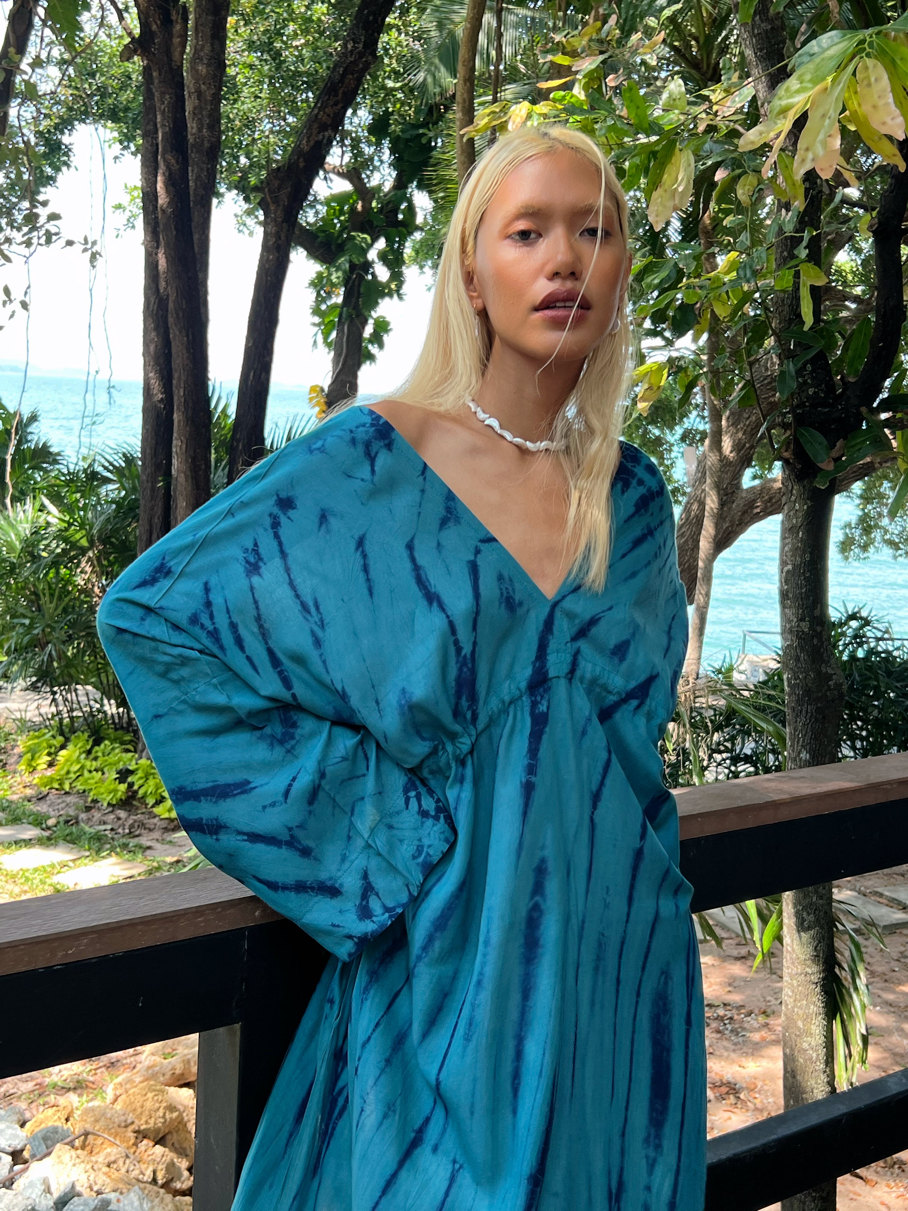 Vera Goddess Maxi Dress - Teal
