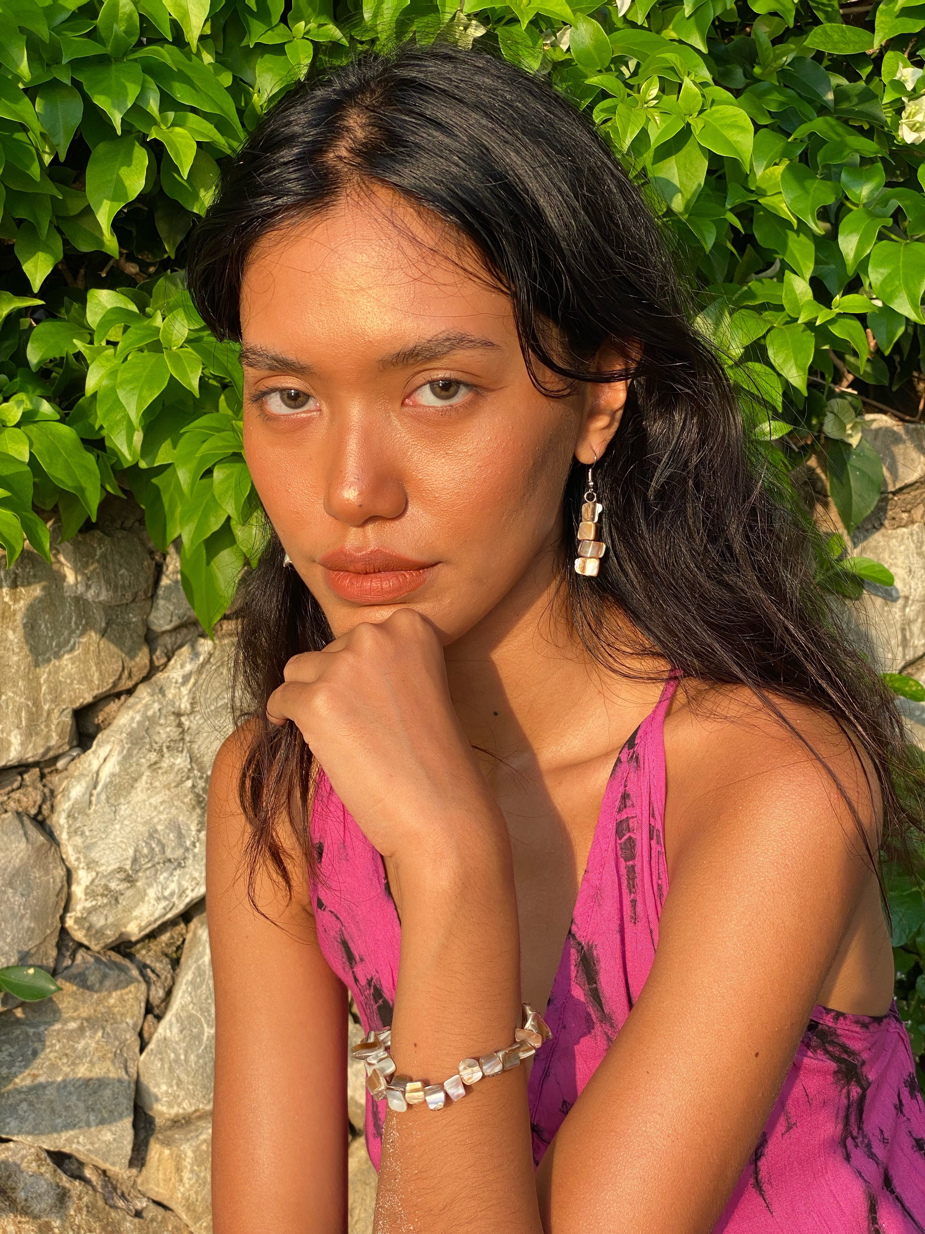 Nora- Mother-of-Pearl Bracelet for sale by Coco de Chom