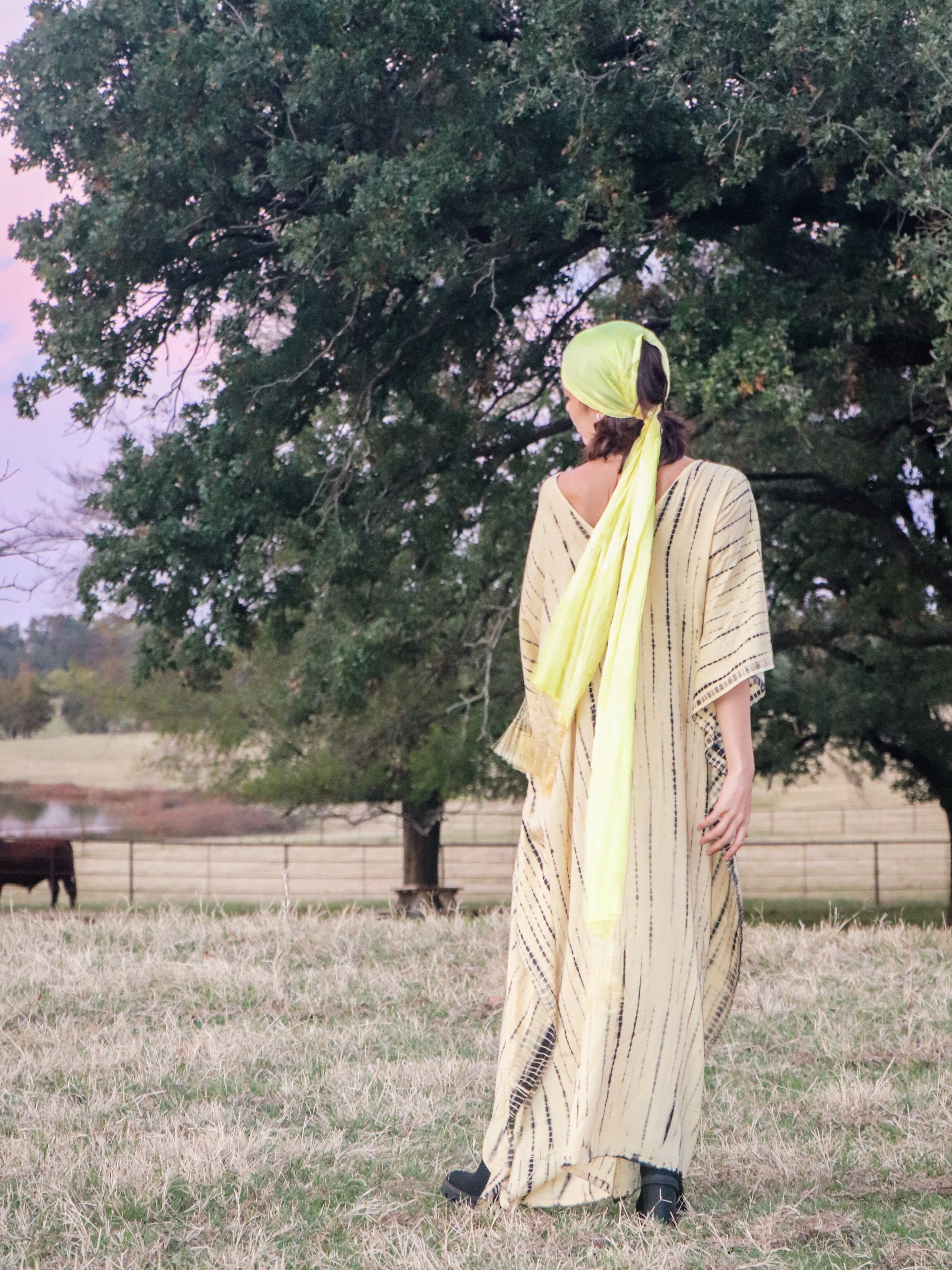 Maya Maxi Kaftan - Cream