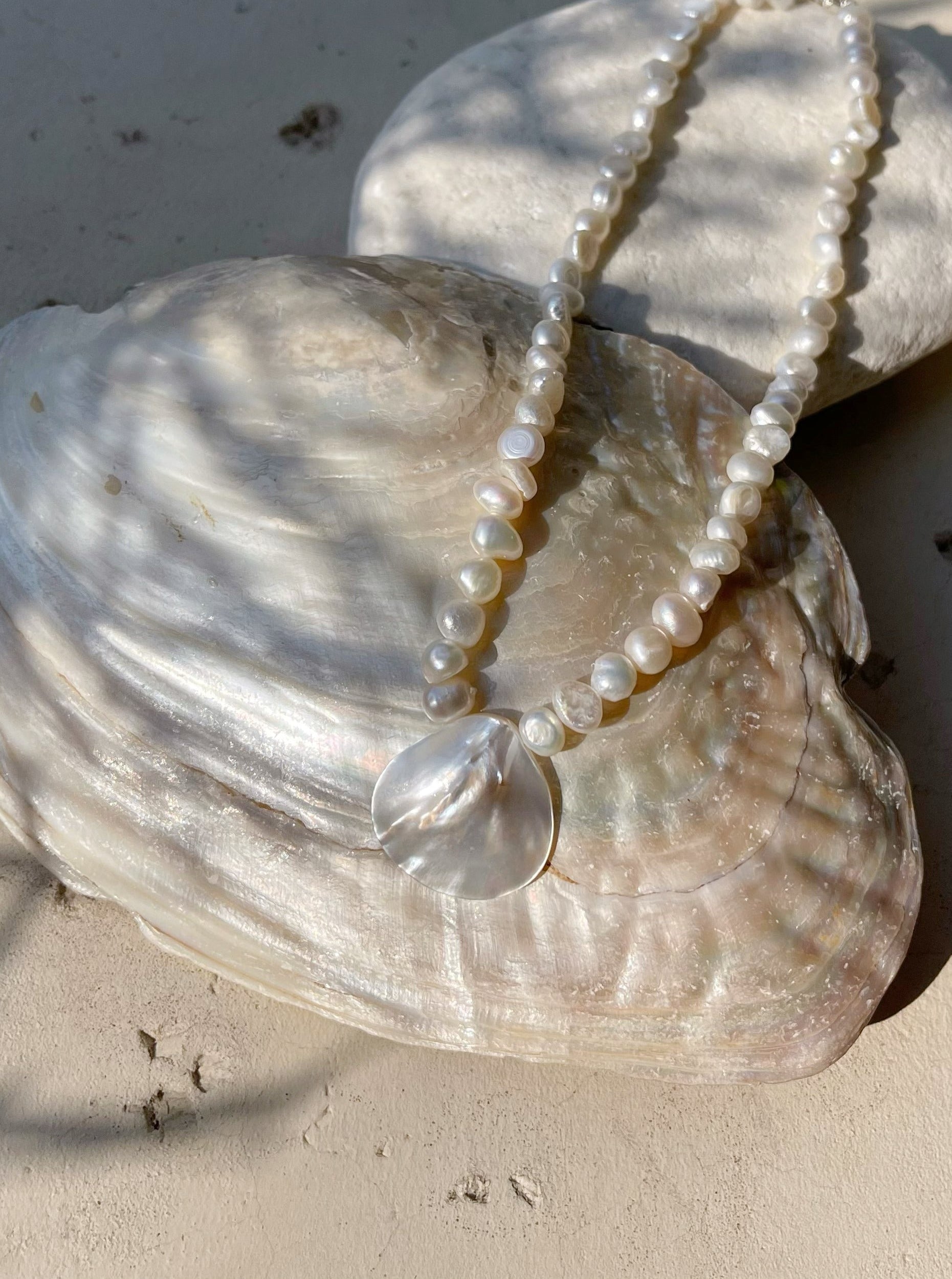 Mermaid Pearl Choker Necklace