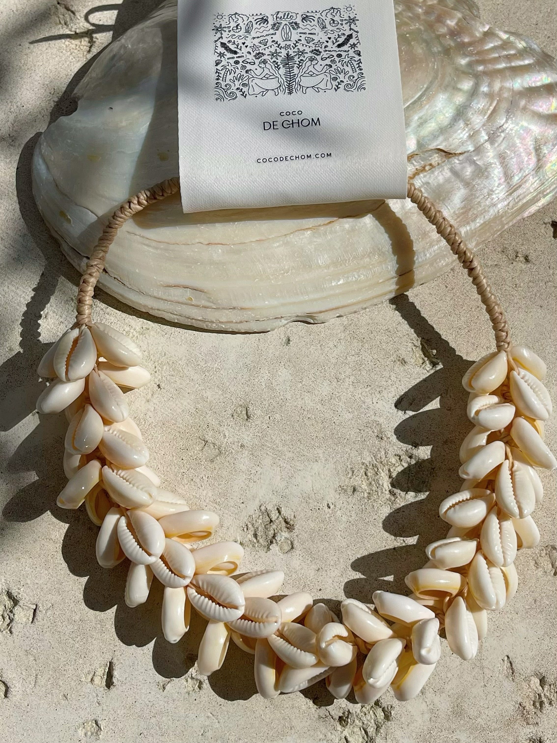 6 on sale Caribbean Inspired Shell and Bead Vintage Necklaces