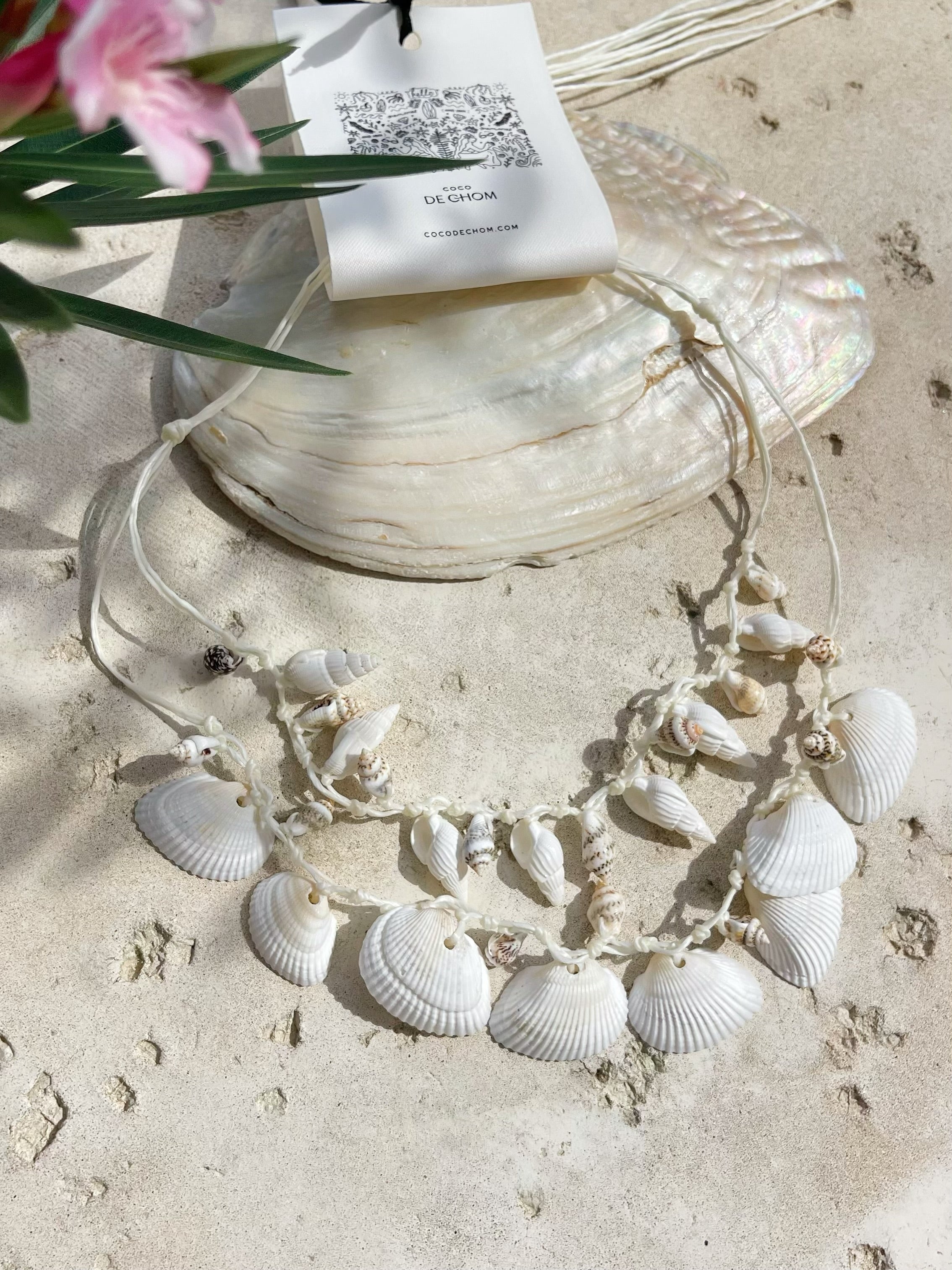 Statement Seashell Choker Necklace | Natural Seashell Boho Accessories | Handmade Beach Jewelry