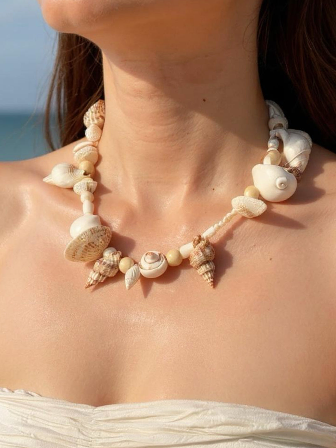 Freya Seashell Choker Necklace