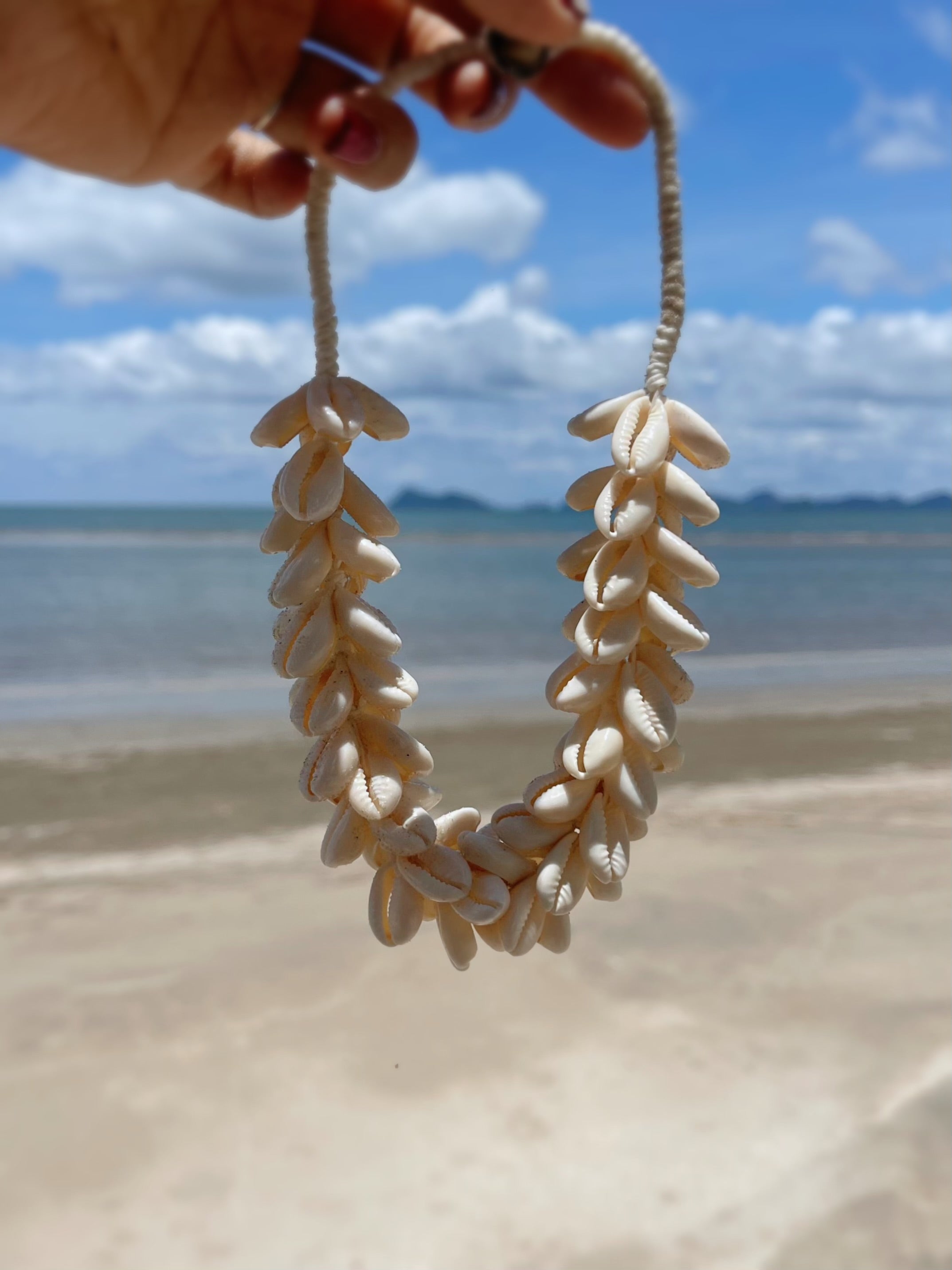 Ocean Cowrie Seashell Choker Necklace