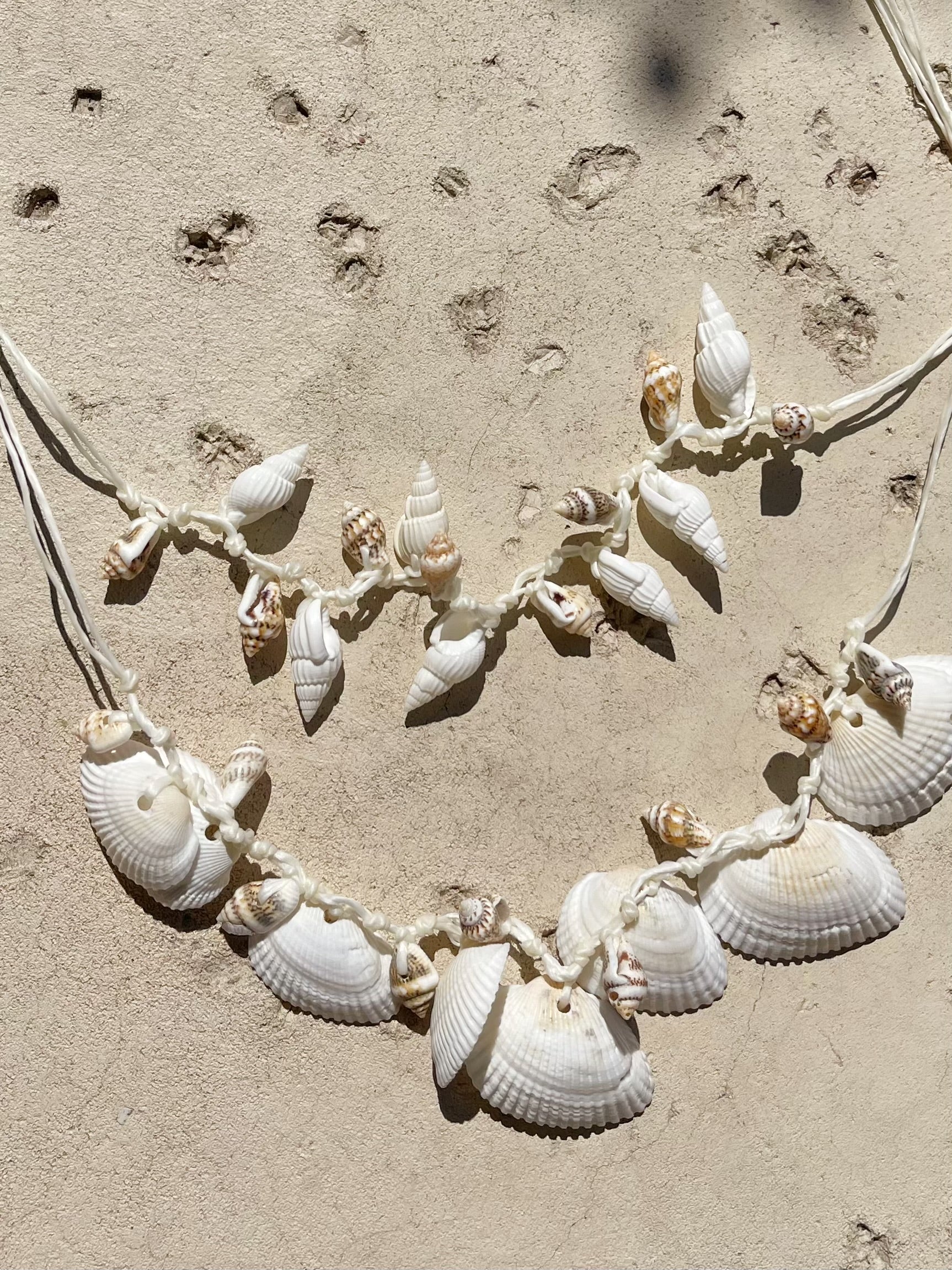 Statement Seashell Choker Necklace | Natural Seashell Boho Accessories | Handmade Beach Jewelry