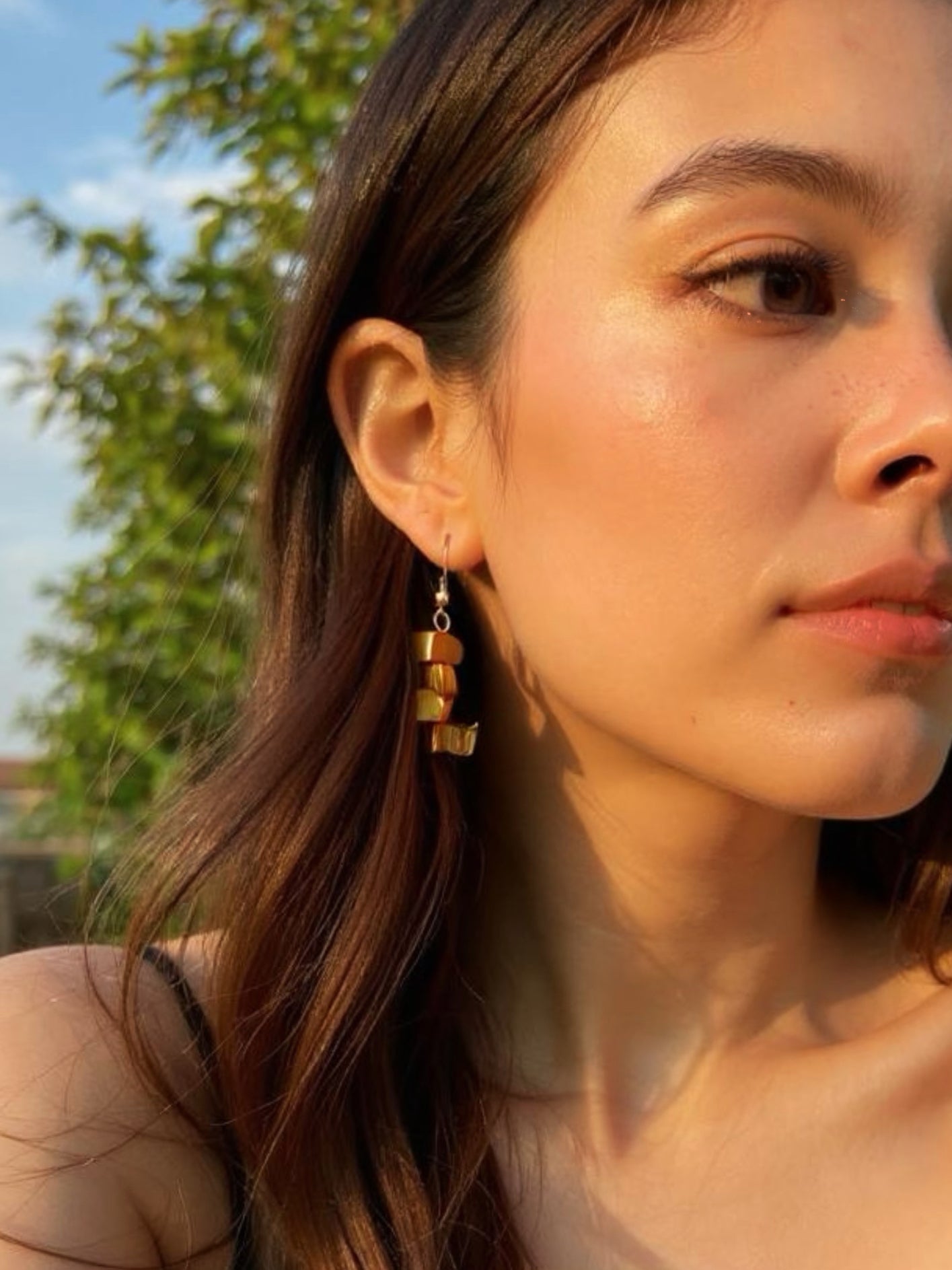 Shop handcrafted  Mother of pearl Earrings, beach accessories, Boho earrings from Coco de Chom - boho chic resort ready