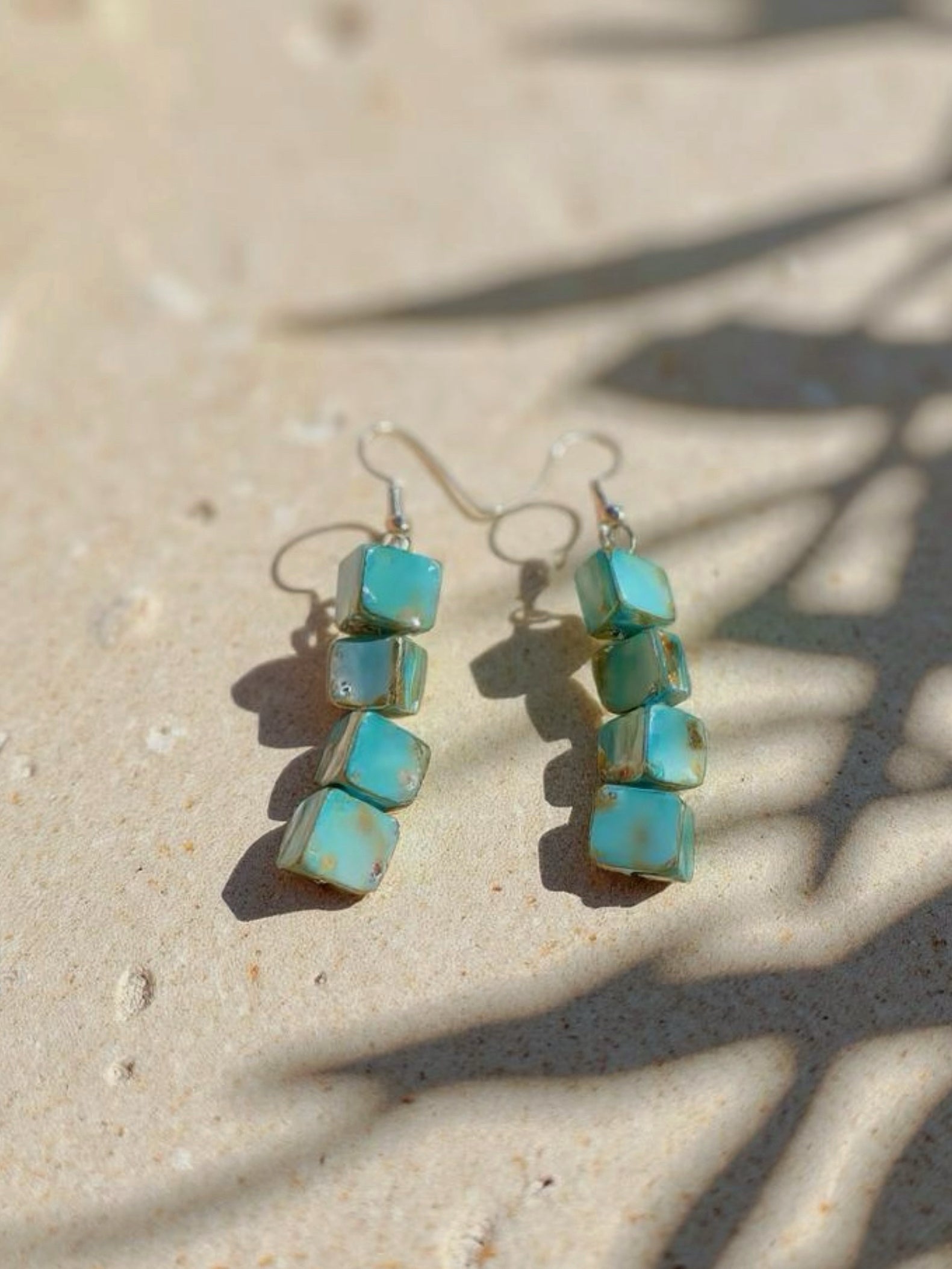 Shop handcrafted  Mother of pearl Earrings, beach accessories, Boho earrings from Coco de Chom - boho chic resort ready
