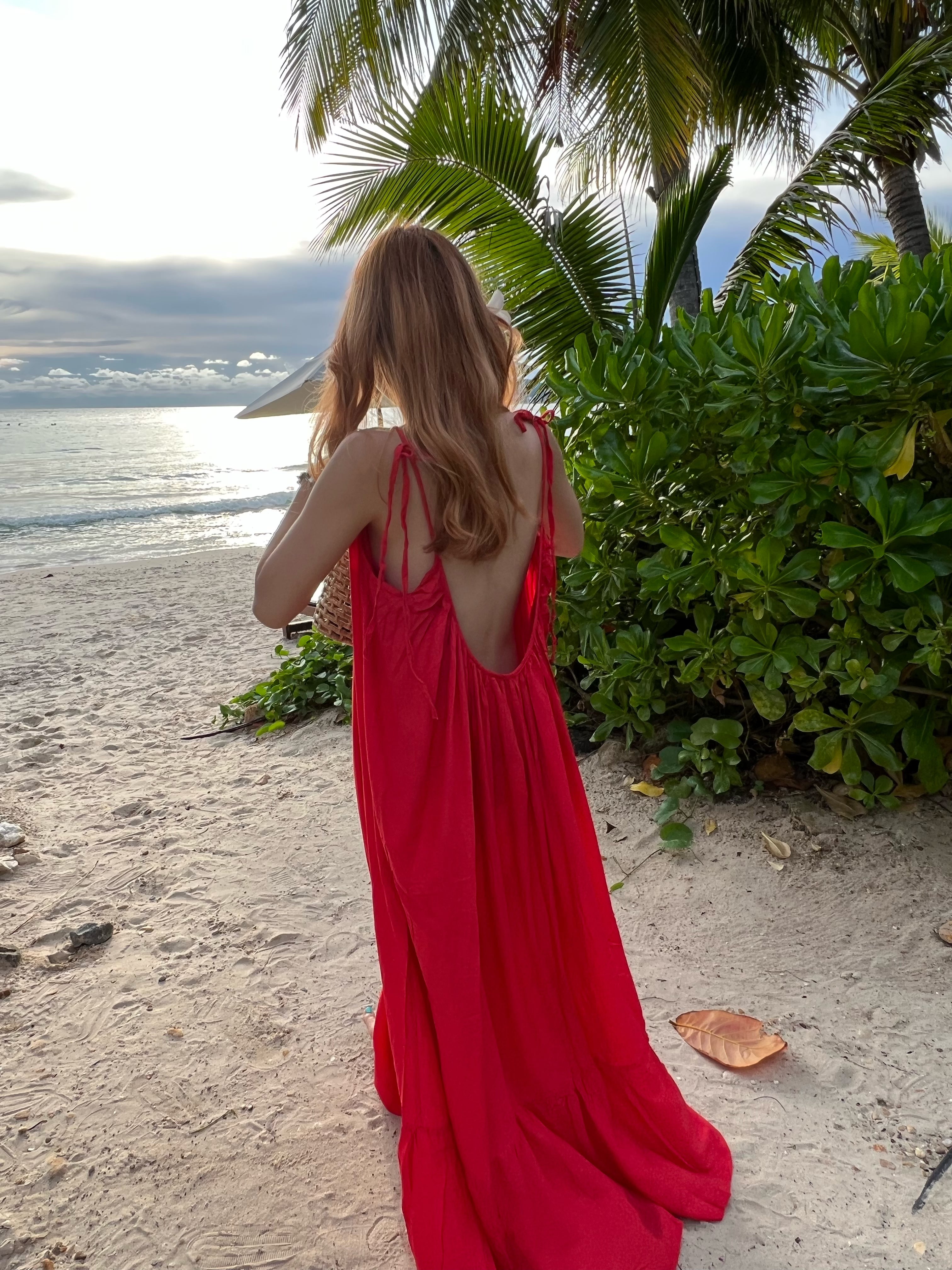 MALI Backless Maxi Dress Summer maxi Dress Coco De Chom