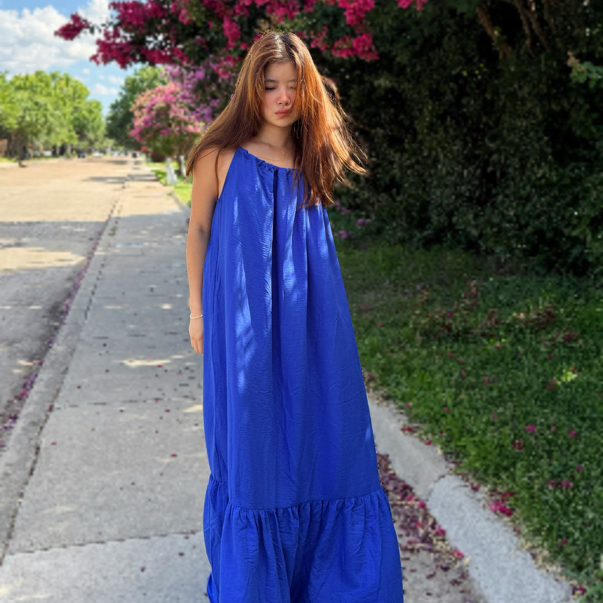 Olivia Maxi Open Back Dress