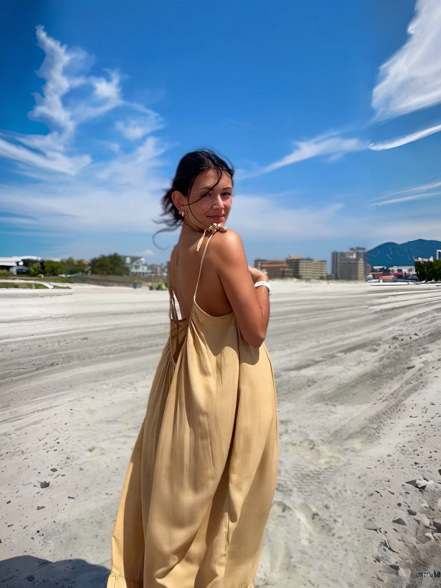 Shop MALI Backless Maxi Dress - Summer maxi Dress  Openback back dress beach dress| Coco De Chom