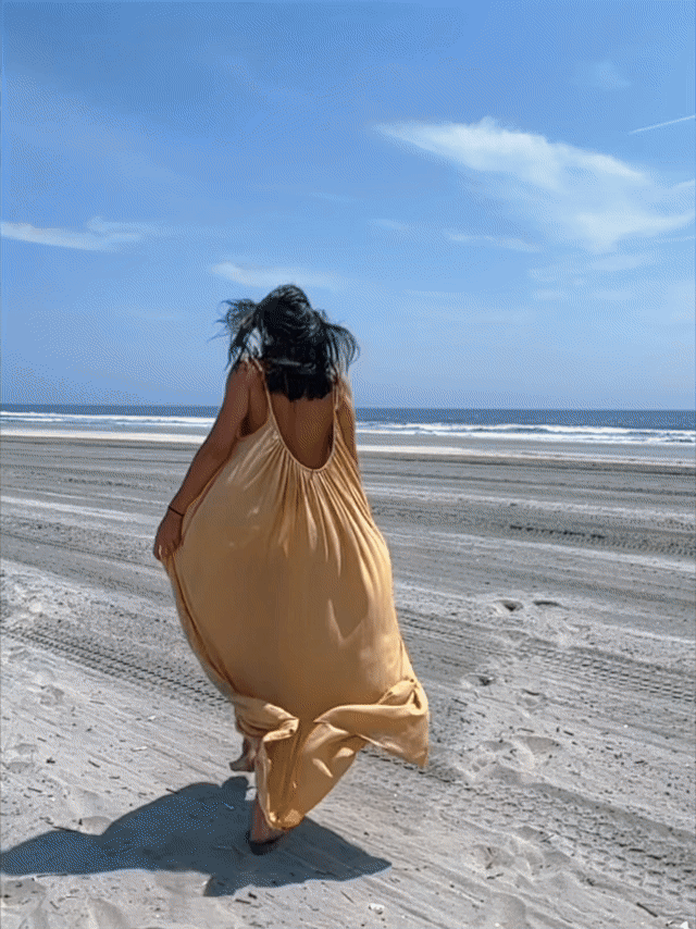 MALI Backless Maxi Dress - Summer maxi Dress