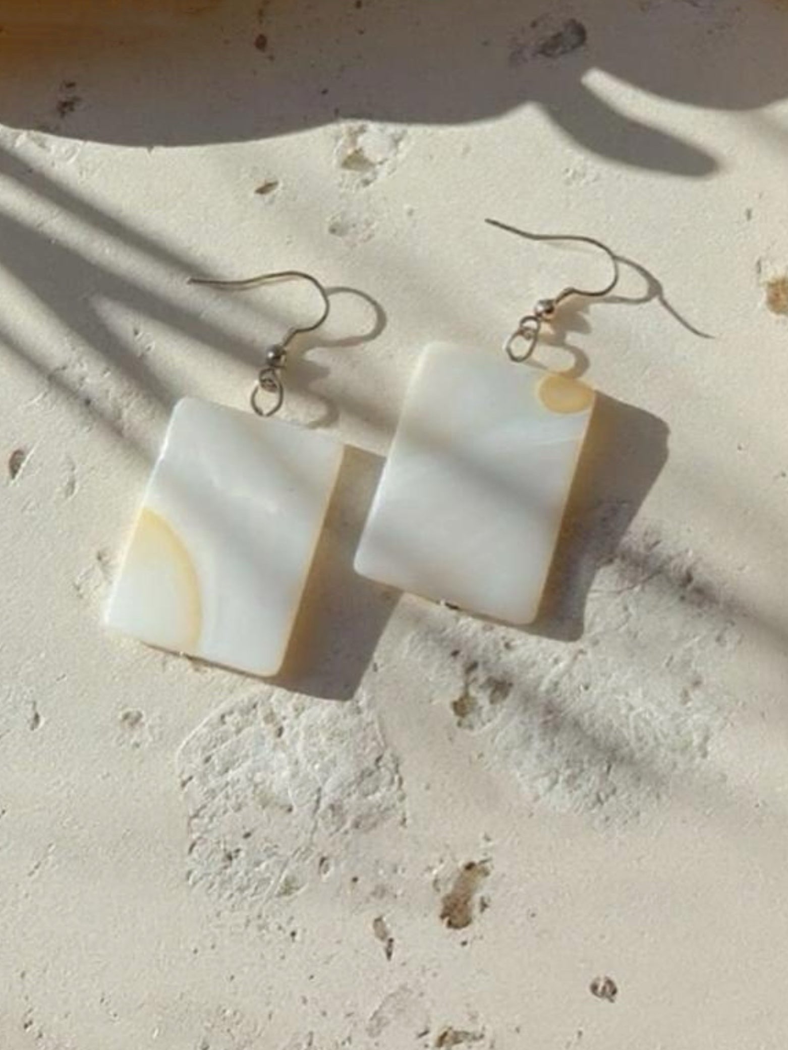 Shop Mother of pearl handcrafted Earrings, beach accessories from Coco de Chom - boho chic resort ready