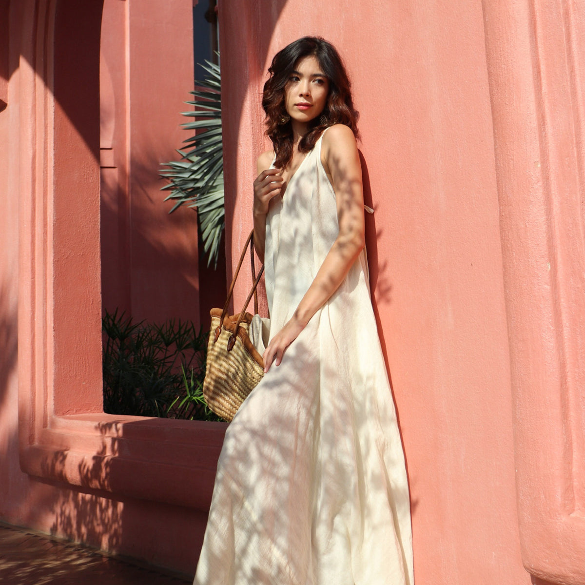 Raya Cotton Backless Maxi Dress - Organic Openback maxi Dress | Coco De Chom Raya Cotton Backless Maxi Dress - Organic Openback maxi Dress | Coco De Chom