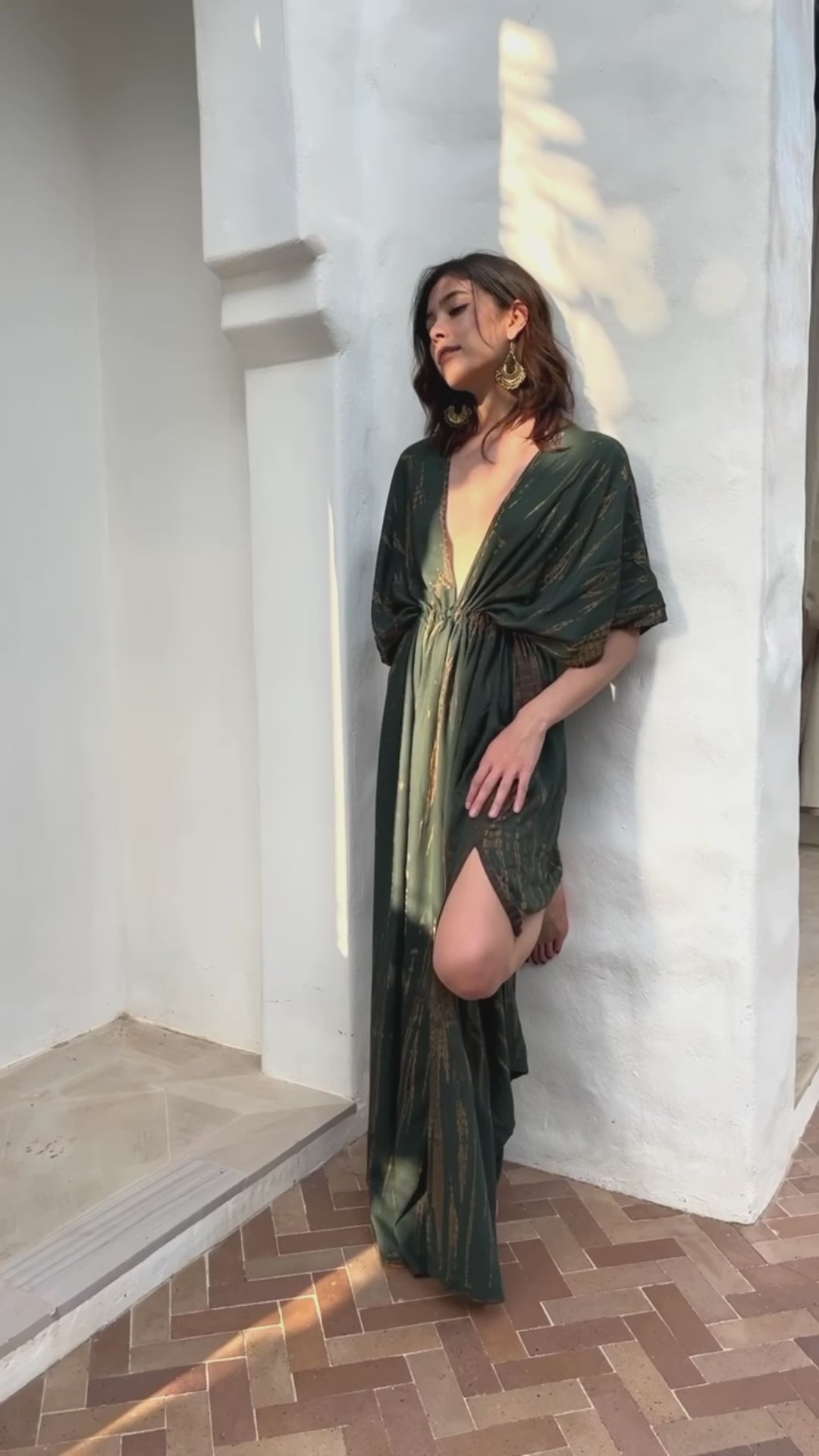 Zara kaftan hotsell maxi dress