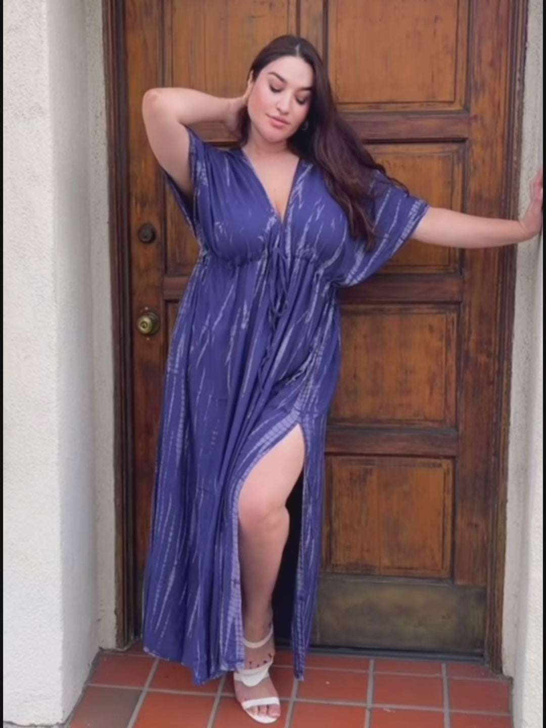 Plus size kaftan online nightwear