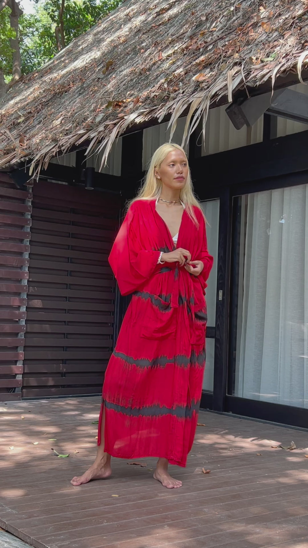 Unleash Your Inner Fire With Our Red Dragon Kimono Robe