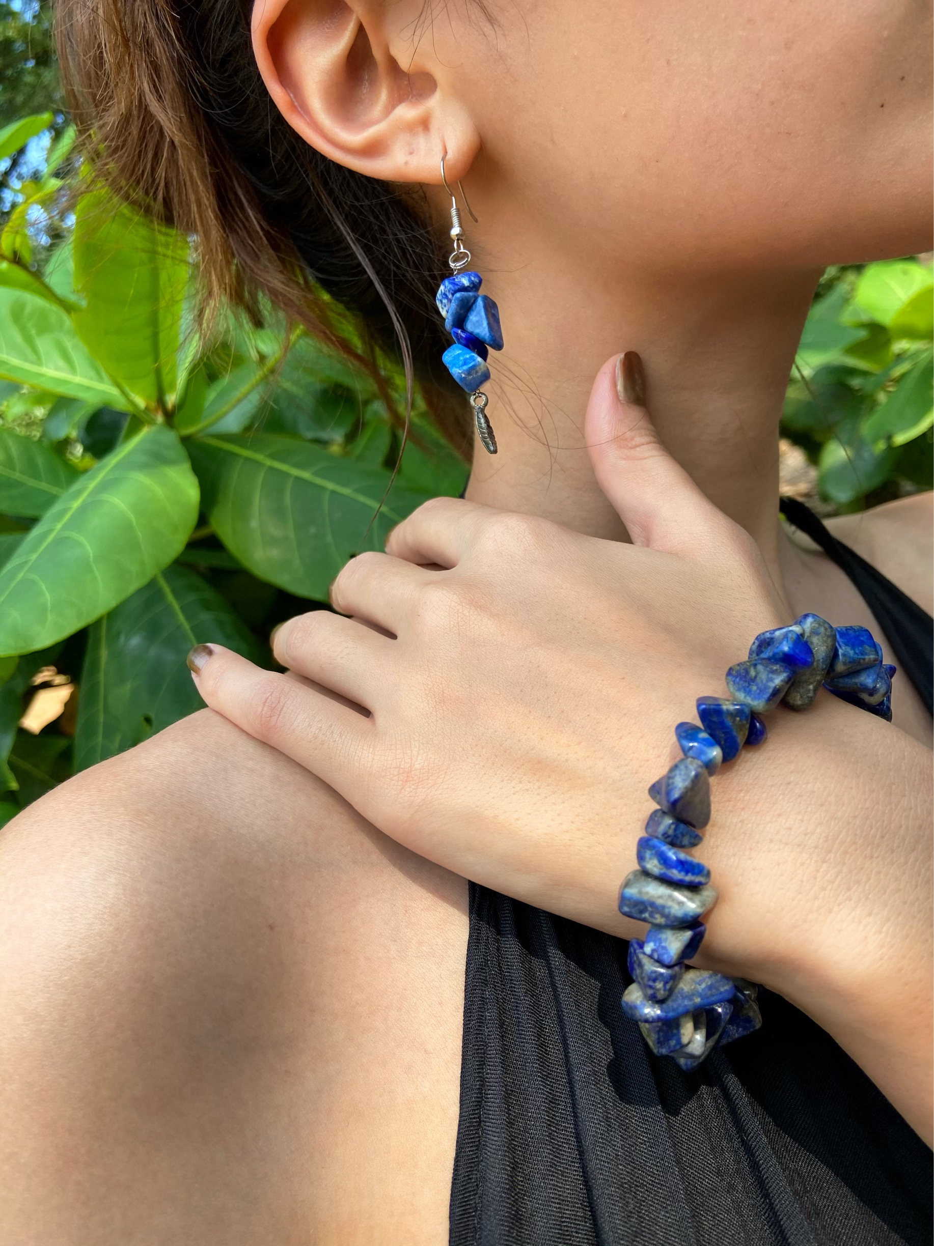 Nora- Lapis Stone Bracelet