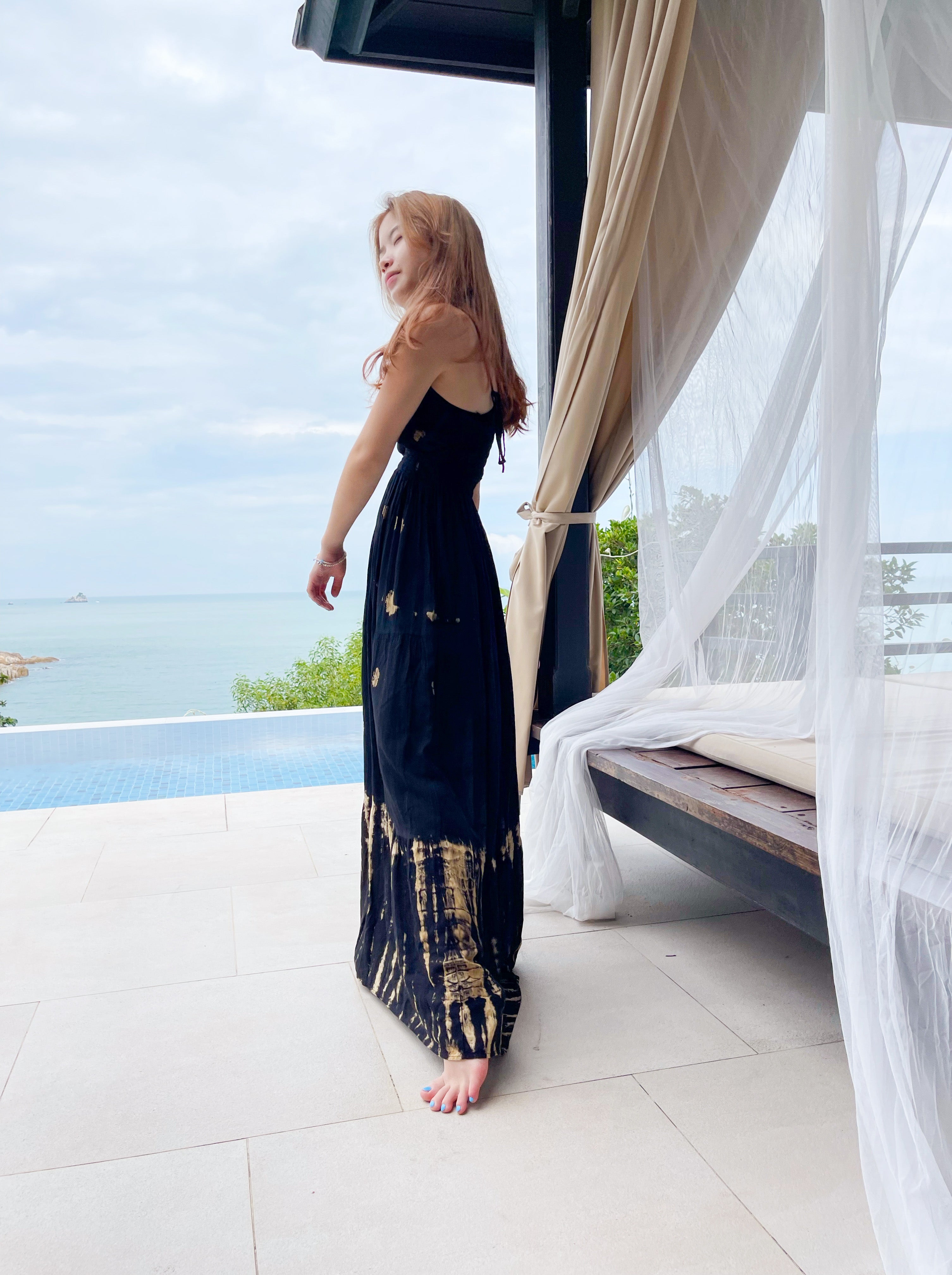 Flamingo - Marble Maxi Dress For Sale - Long Dress | Coco De Chom | Maxi Summer Dresses | Summer Maxi Dress | Dress for vacation?