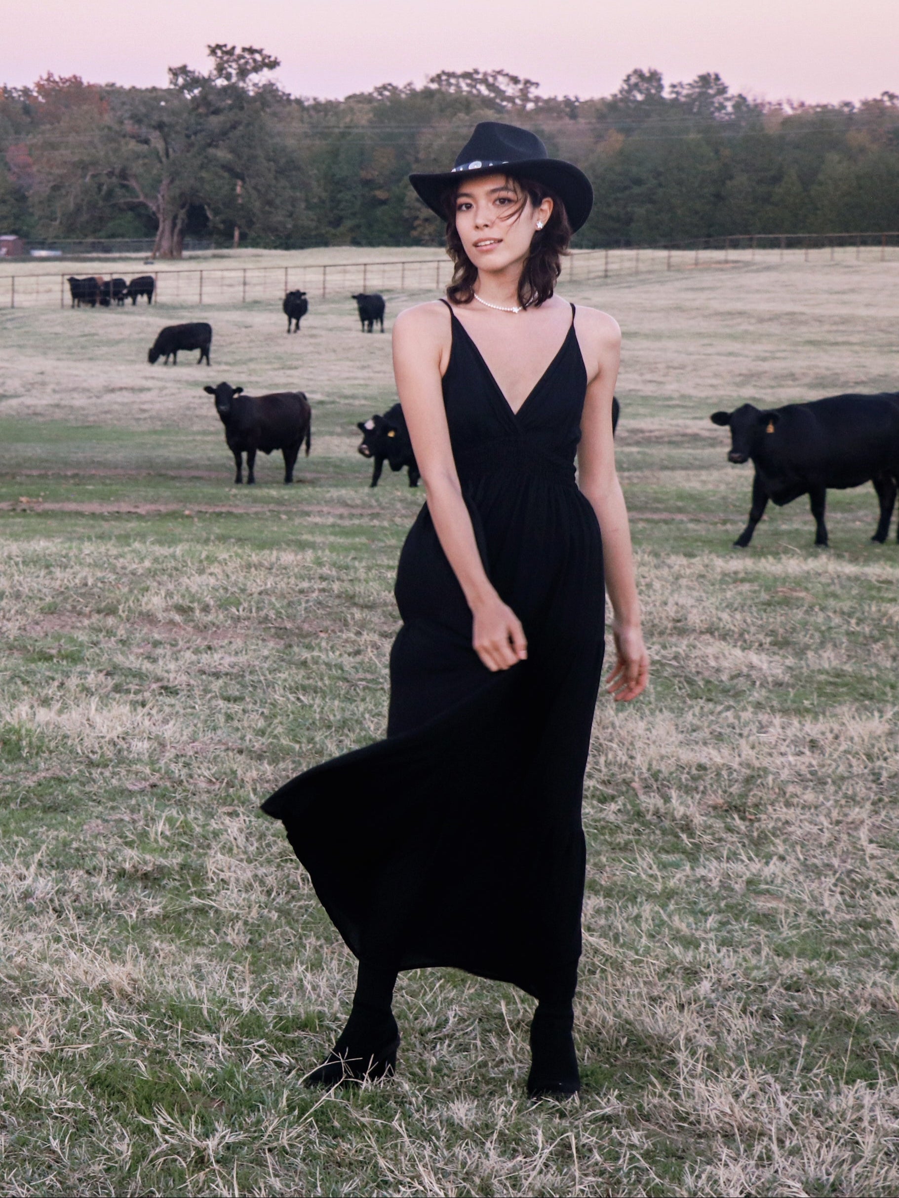 Lisa Smocked Maxi Dress