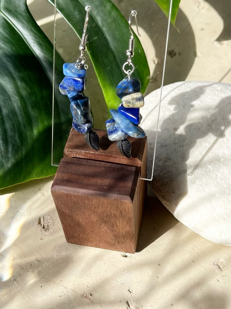 Nora- Lapis Stone Earrings