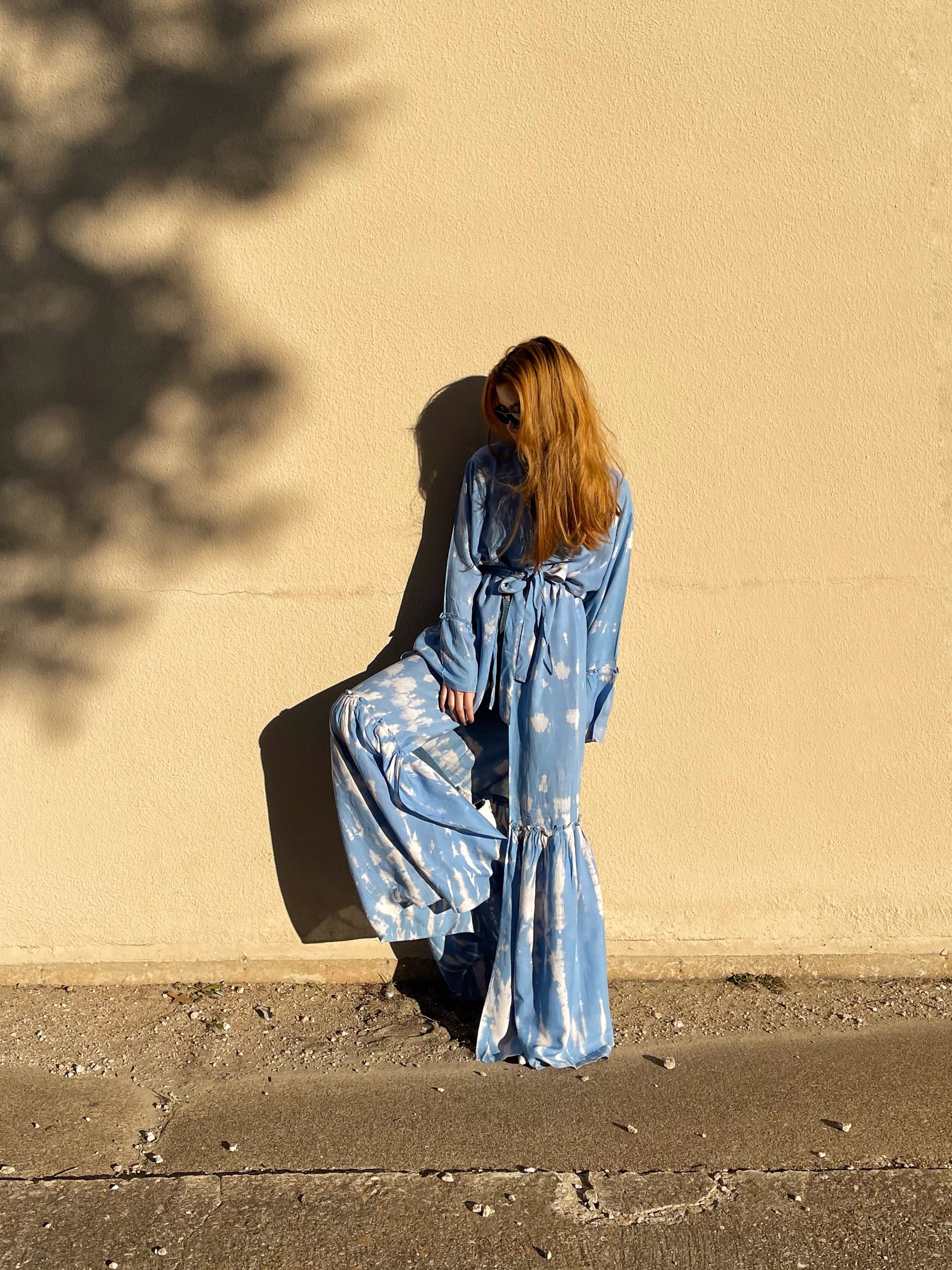 Nina- Kimono Robe - Blue