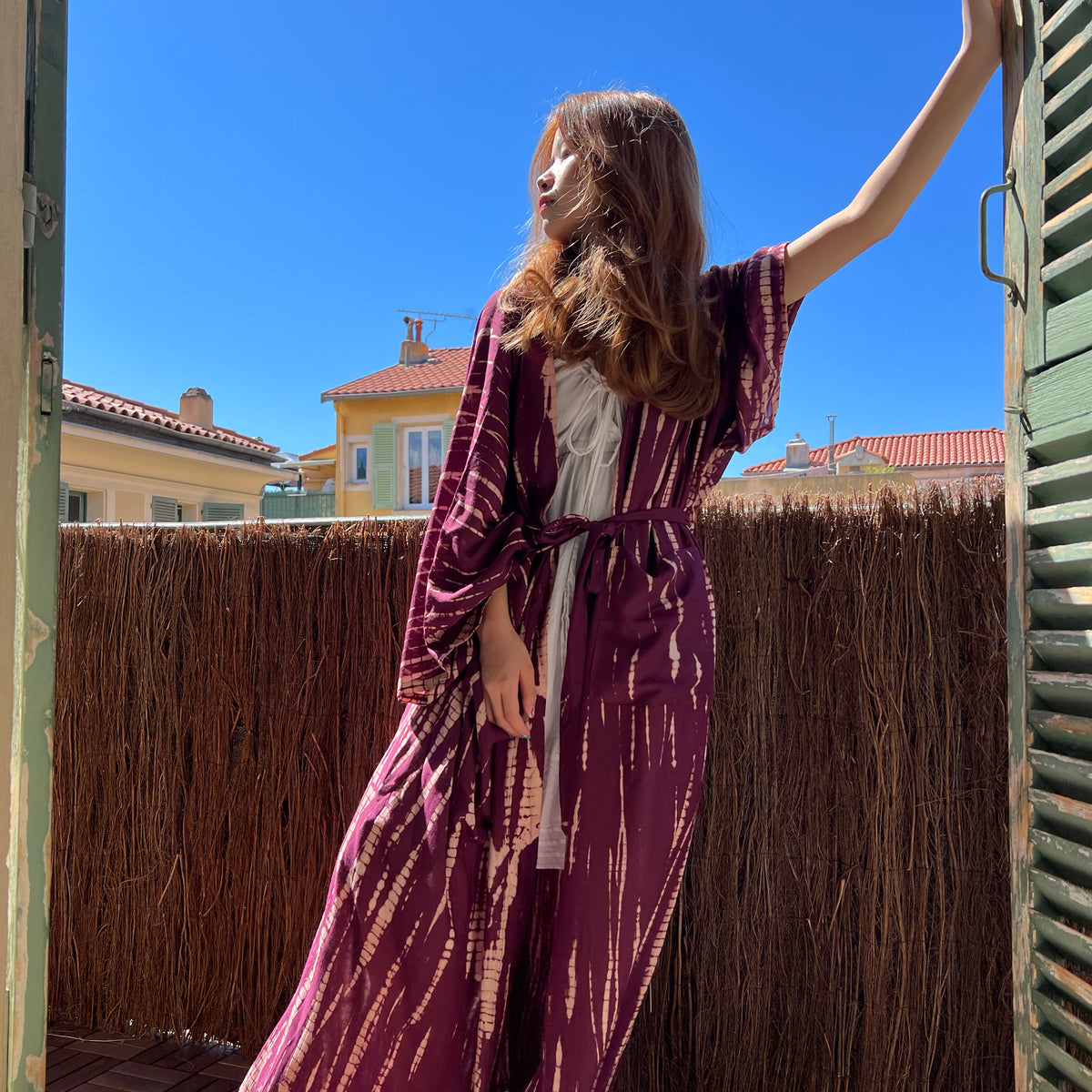 Dragon - Tie Dye Kimono Jacket - Tie Dye Kimono Robe | Coco De Chom
