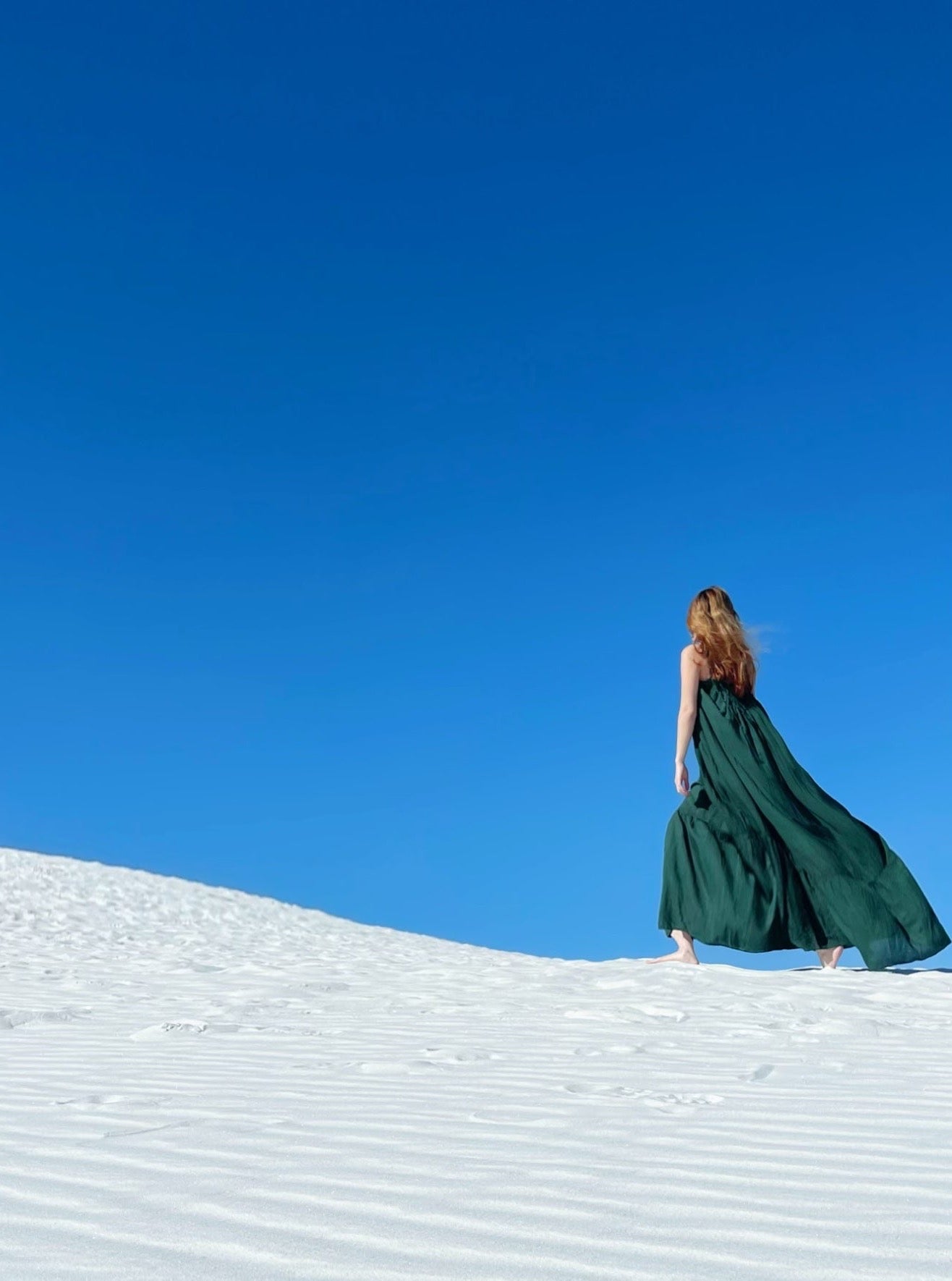 Mali Backless Maxi Dress - Green