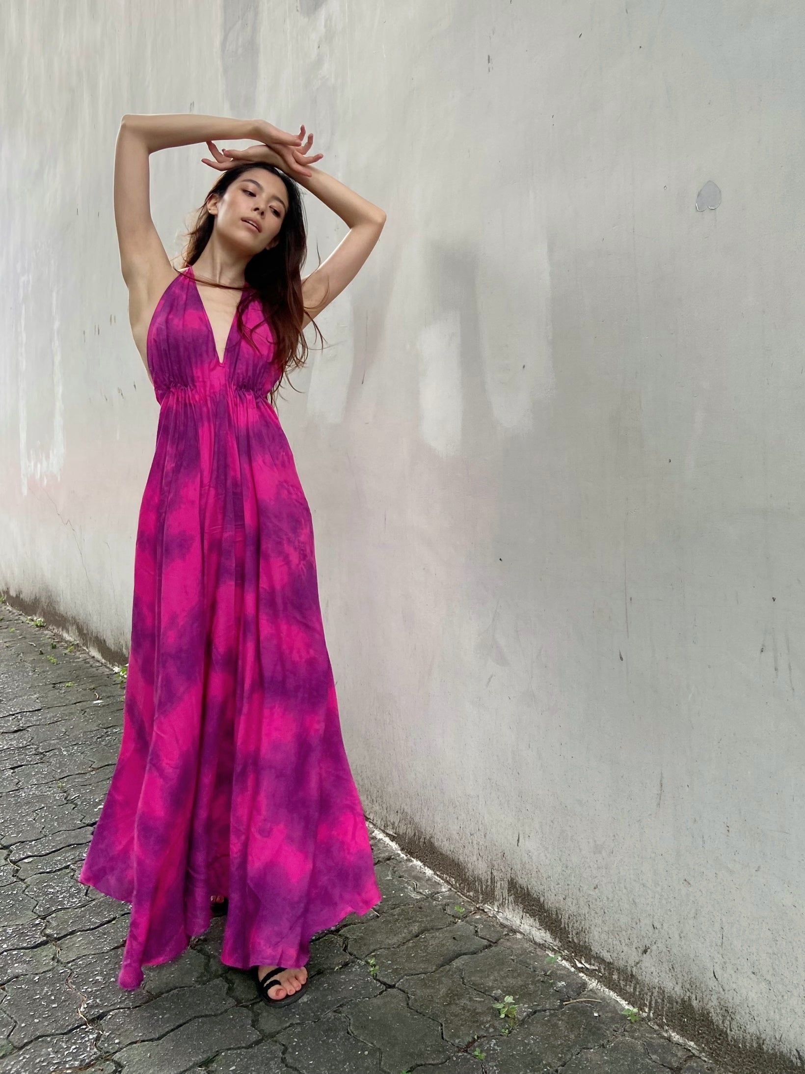 Flamingo - Marble Maxi Dress For Sale - Long Dress | Coco De Chom | Maxi Summer Dresses | Summer Maxi Dress | Dress for vacation?
