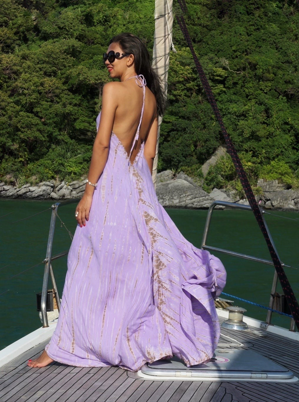 Flamingo Tie dye Maxi Dress - Tie dye Maxi Dress | Coco De Chom Flamingo Tie dye Maxi Dress - Tie dye Maxi Dress | Coco De Chom